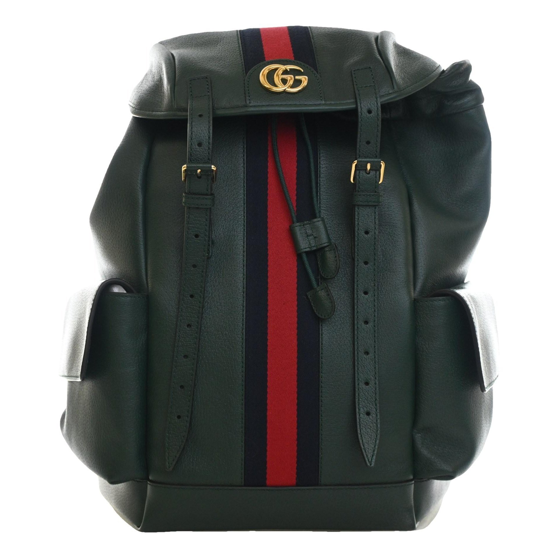 Leather backpack
