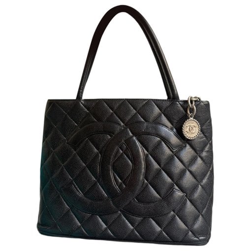 Médaillon leather tote