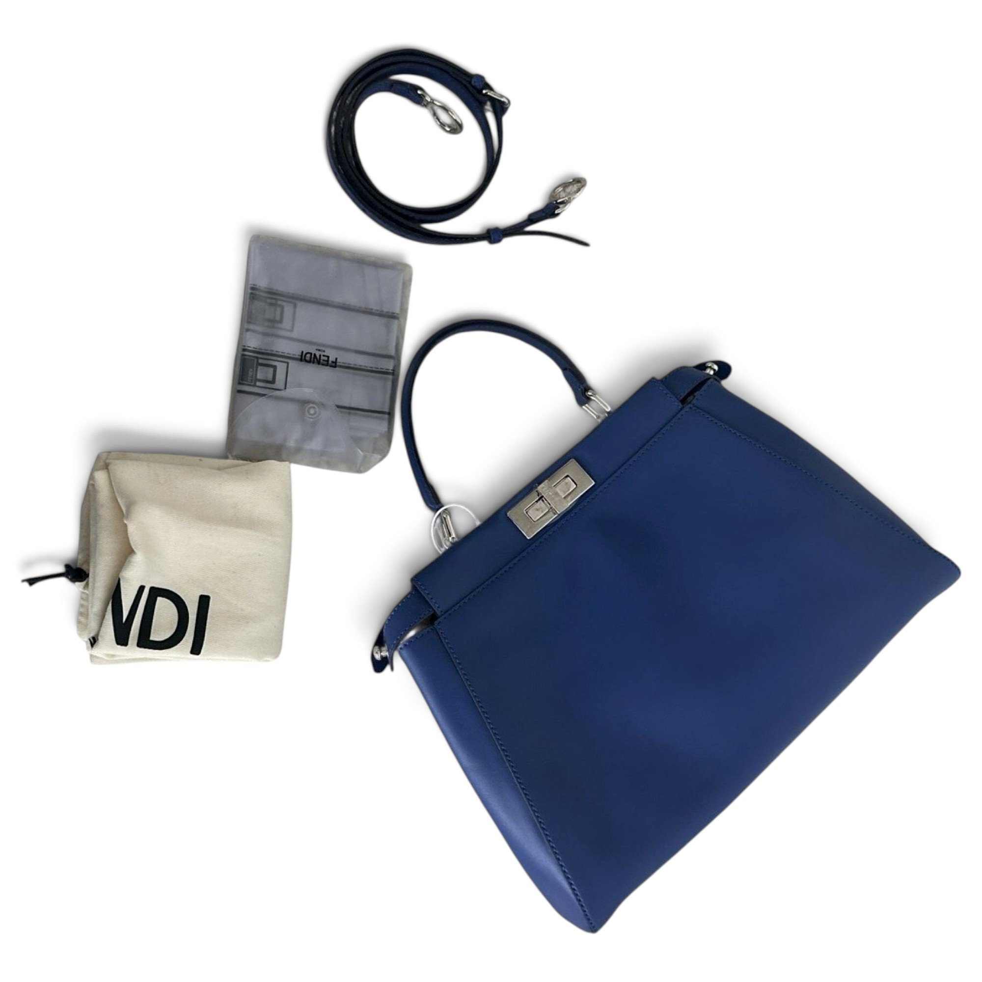 Peekaboo leather handbag