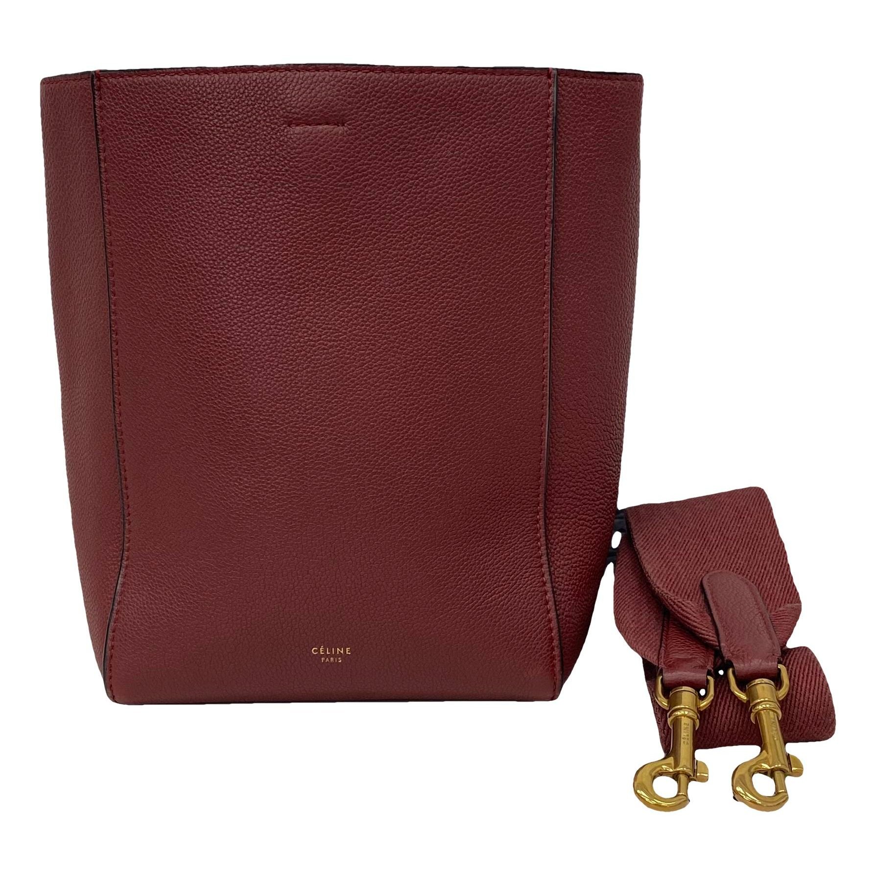 Seau Sangle leather handbag
