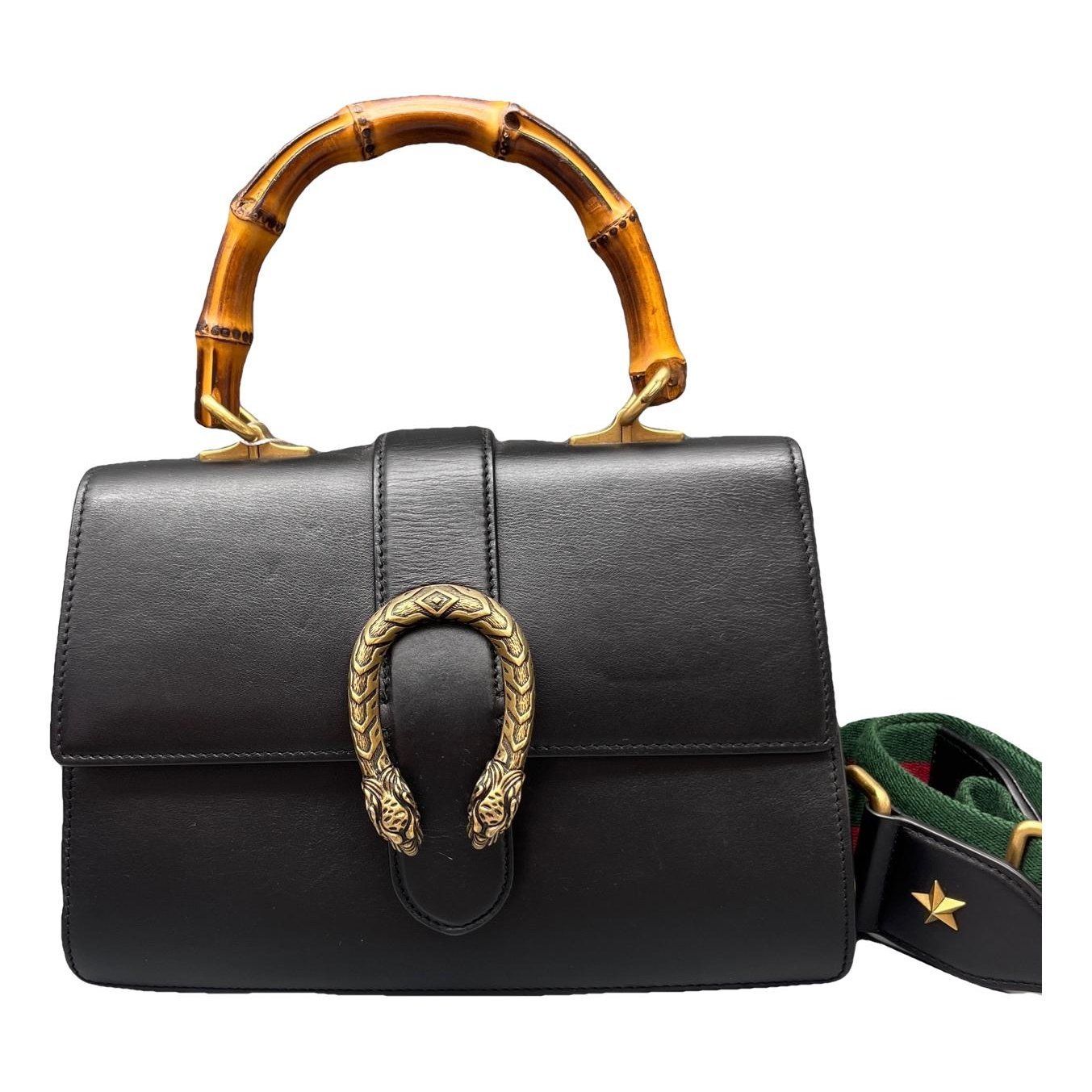 Dionysus Bamboo leather handbag