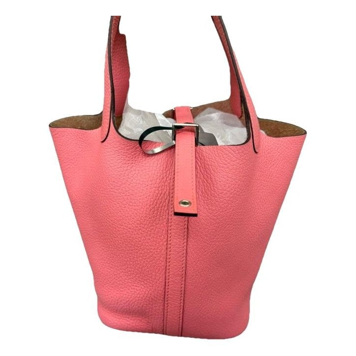 Hermes Picotin 18 Handbag Natural