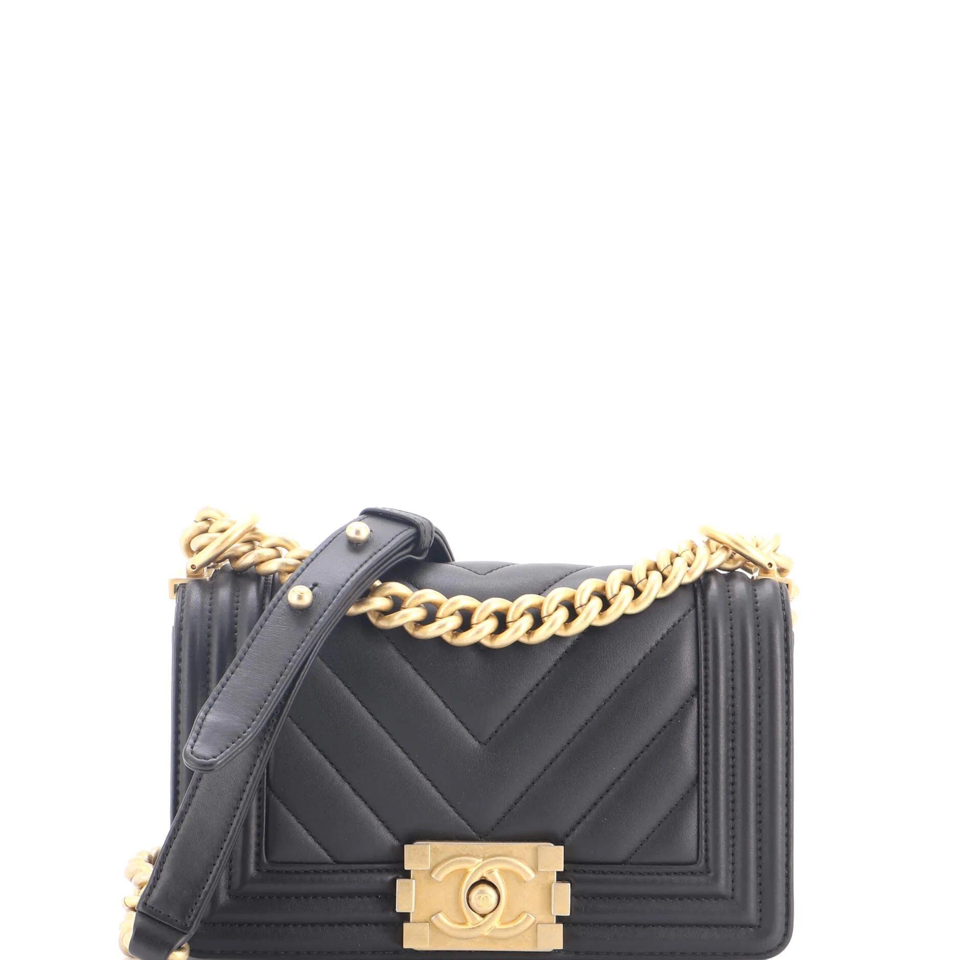 Boy leather crossbody bag