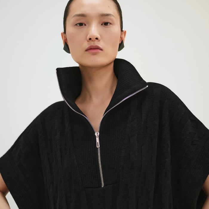 Noir "H" Sweatshirt Dress
