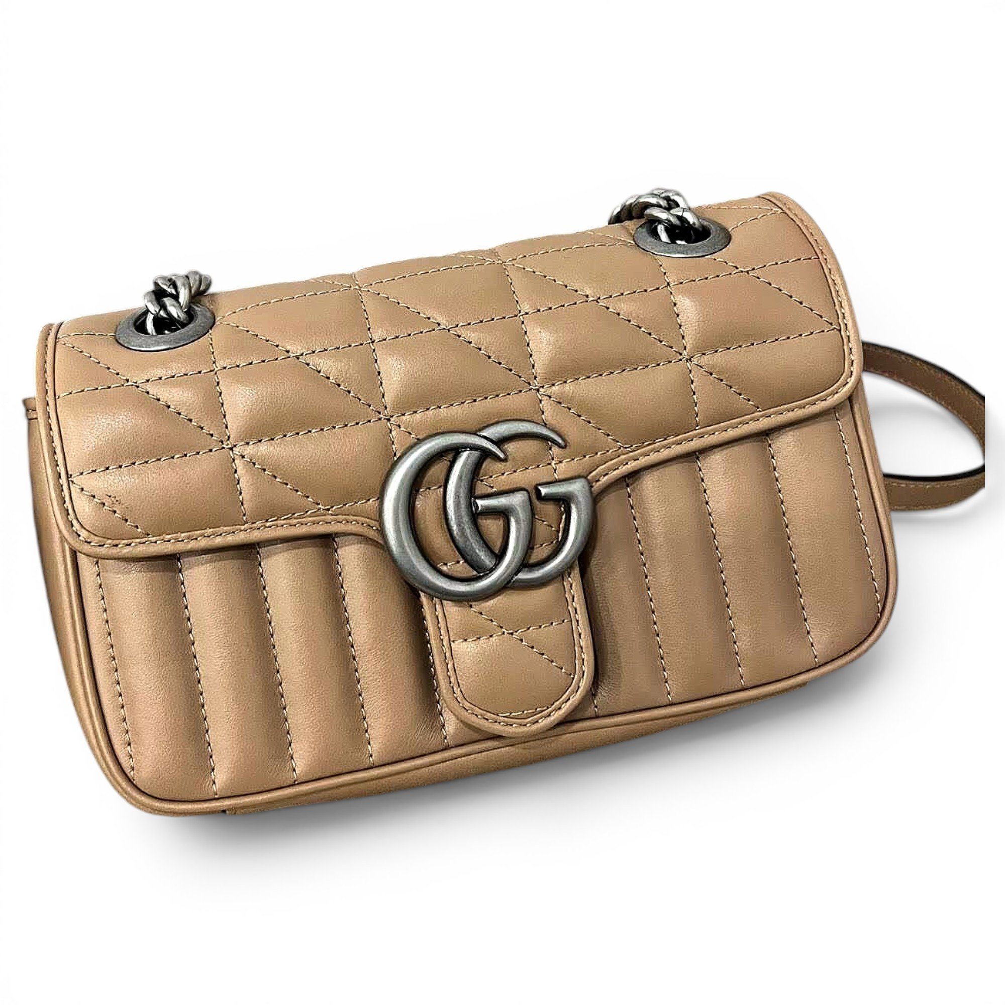 GG Marmont Flap leather handbag