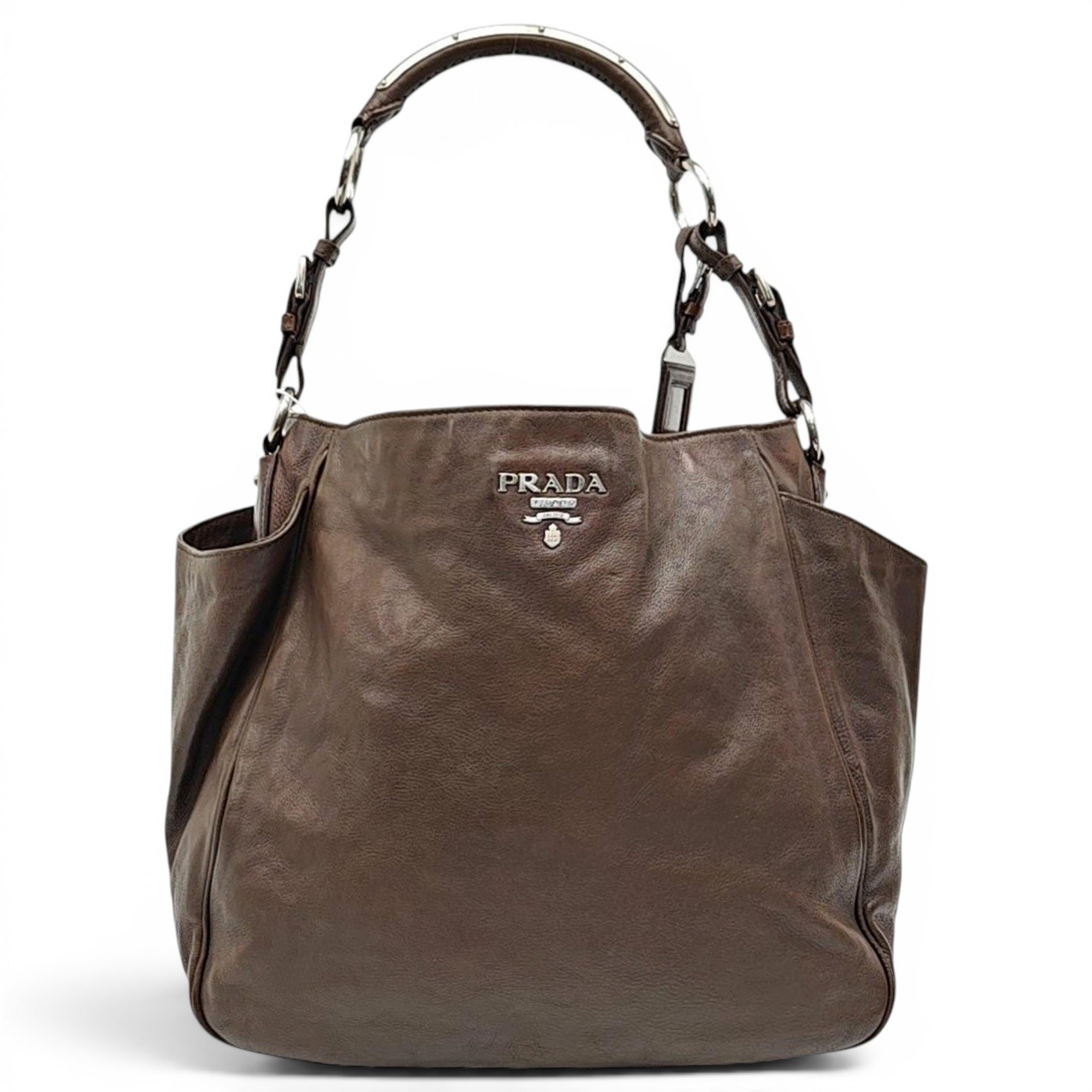 Leather handbag