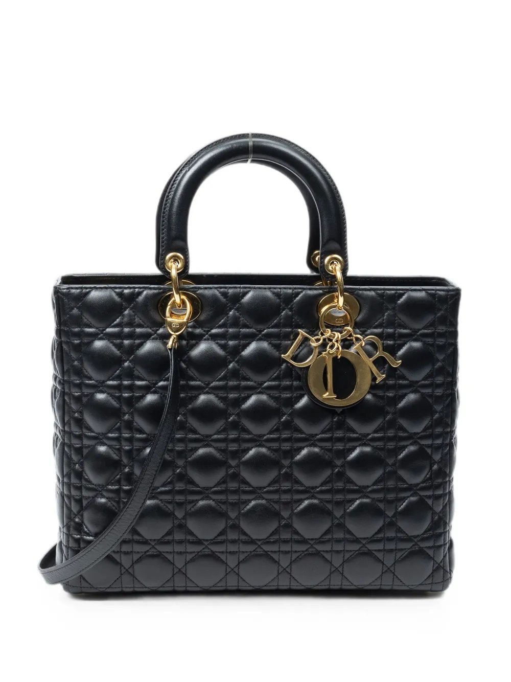 large Lady Dior Cannage tote bag