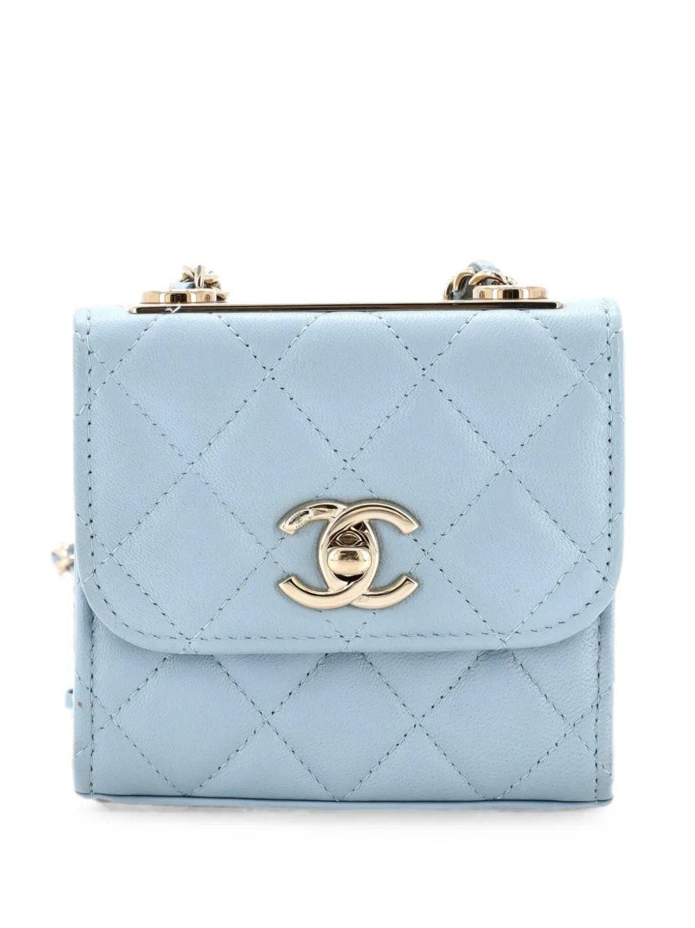 Trendy CC Clutch with Chain Quilted Lambskin Small crossbody bag