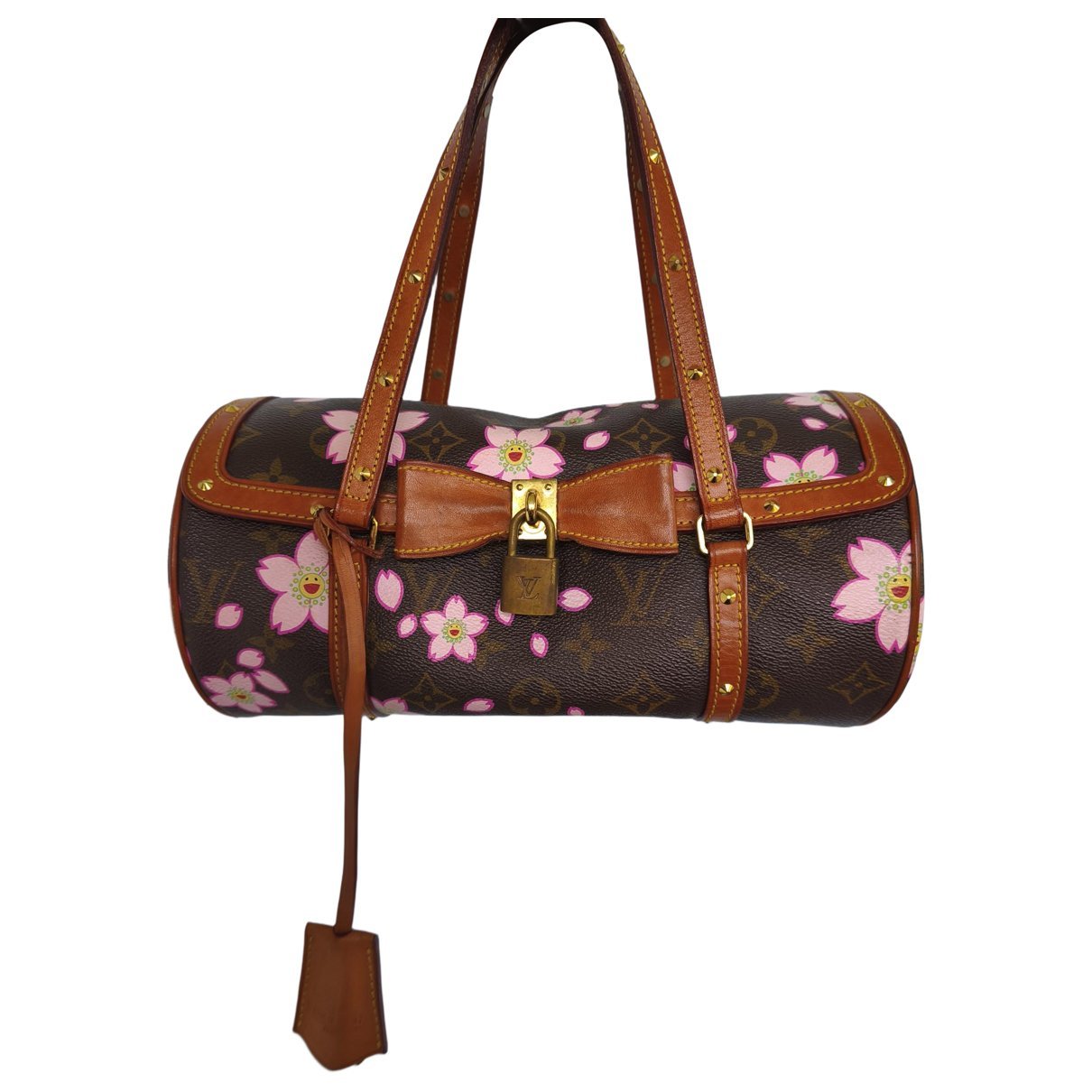 Papillon leather handbag