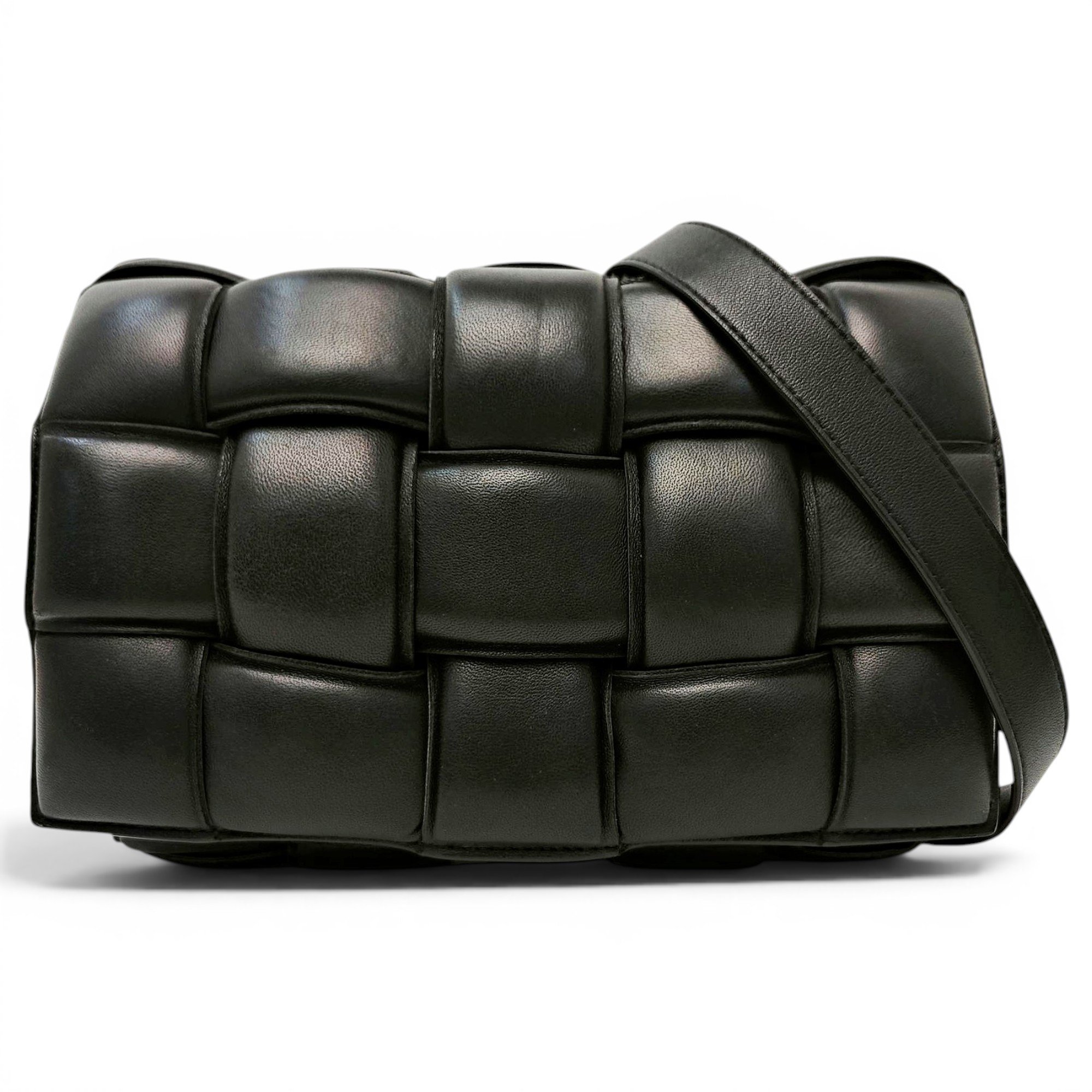 Cassette Padded leather handbag
