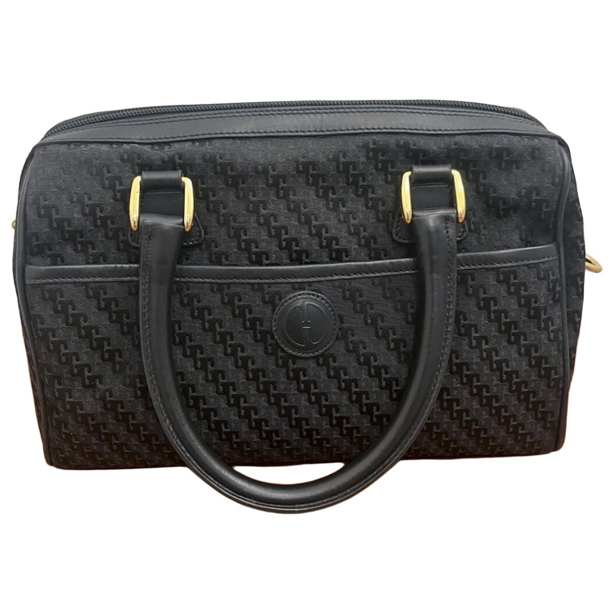 Boston leather bowling bag