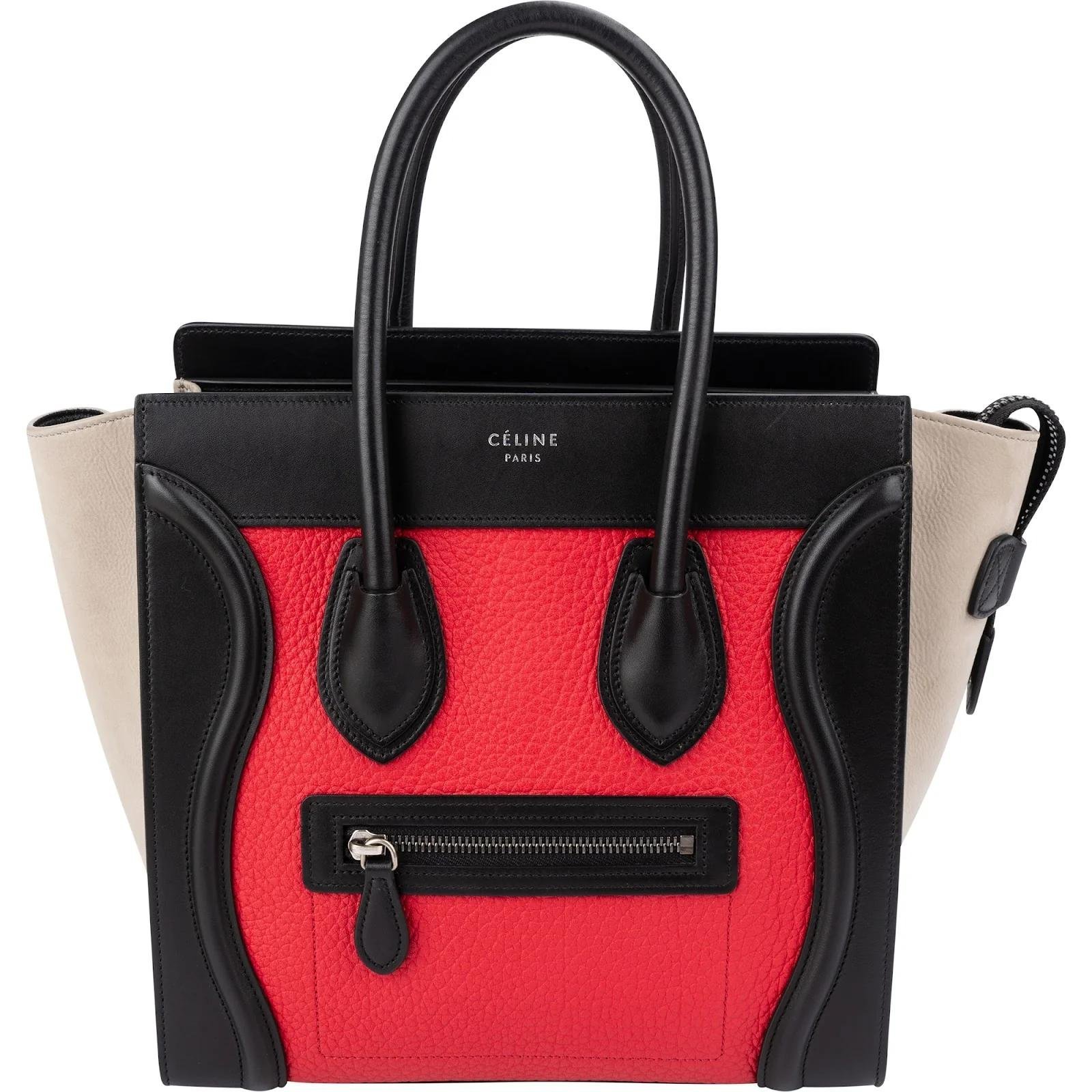 Luggage leather handbag