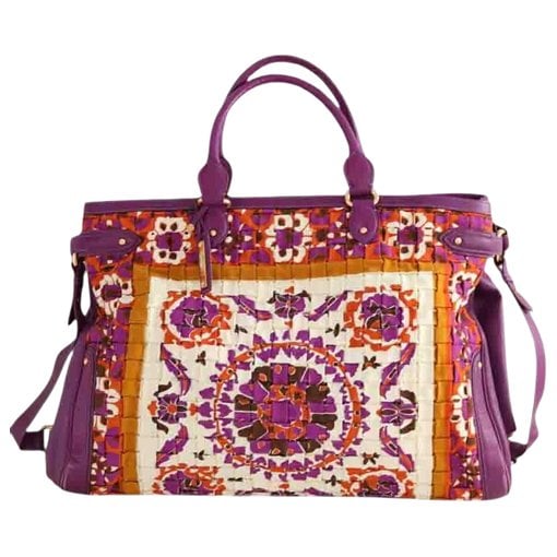 Leather tote