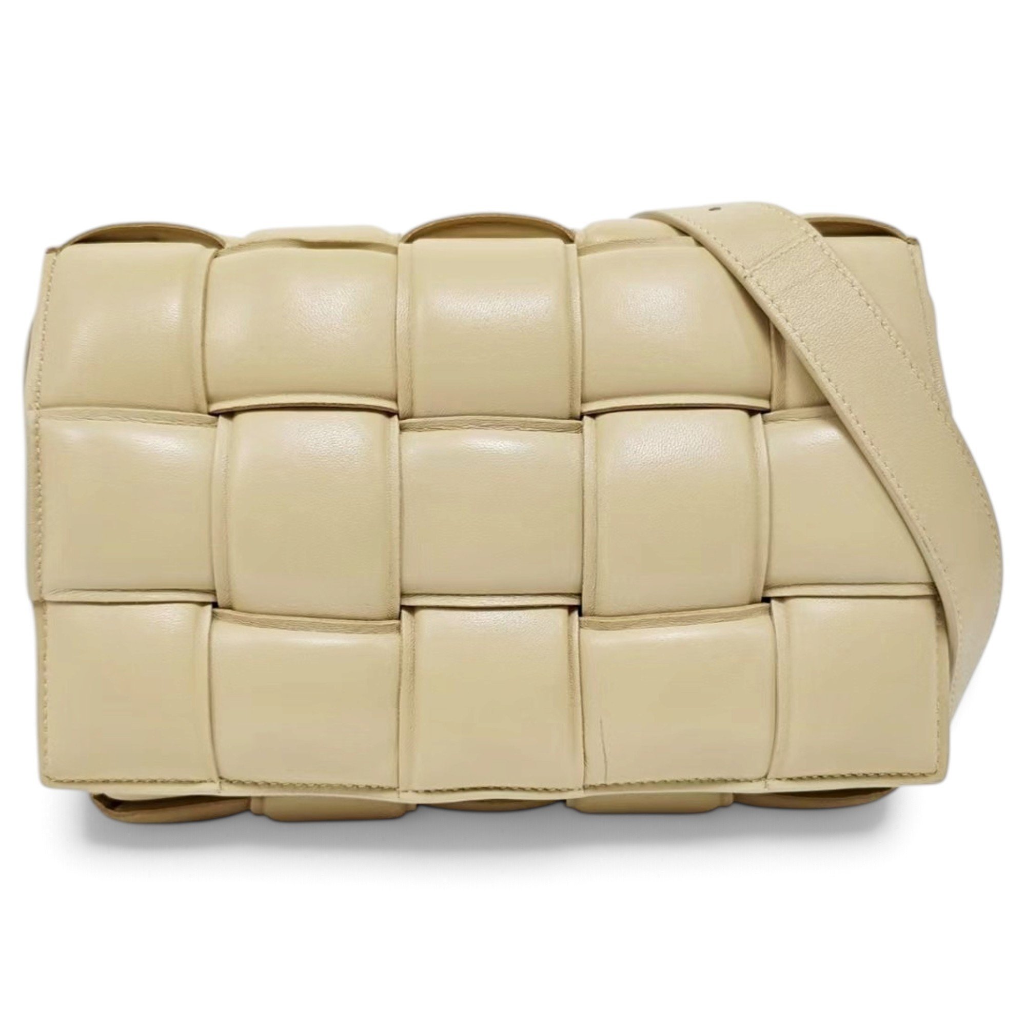Cassette Padded leather handbag