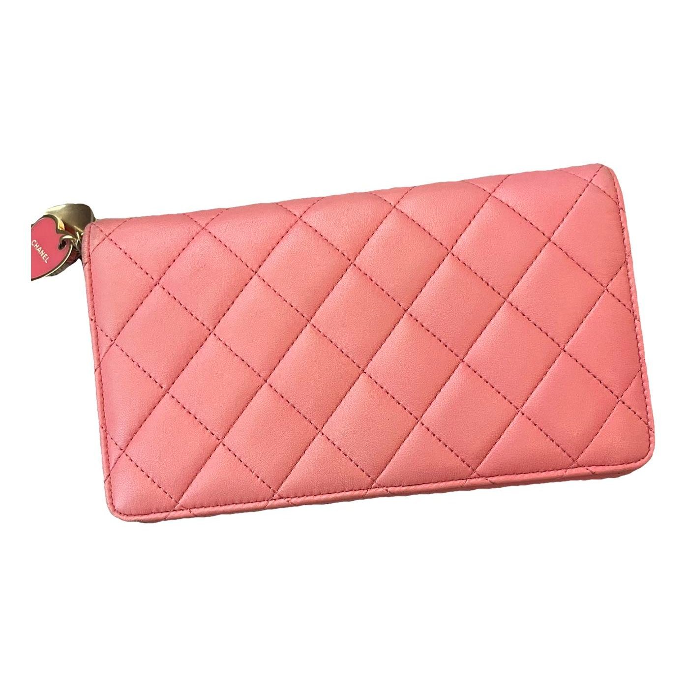 Leather clutch bag