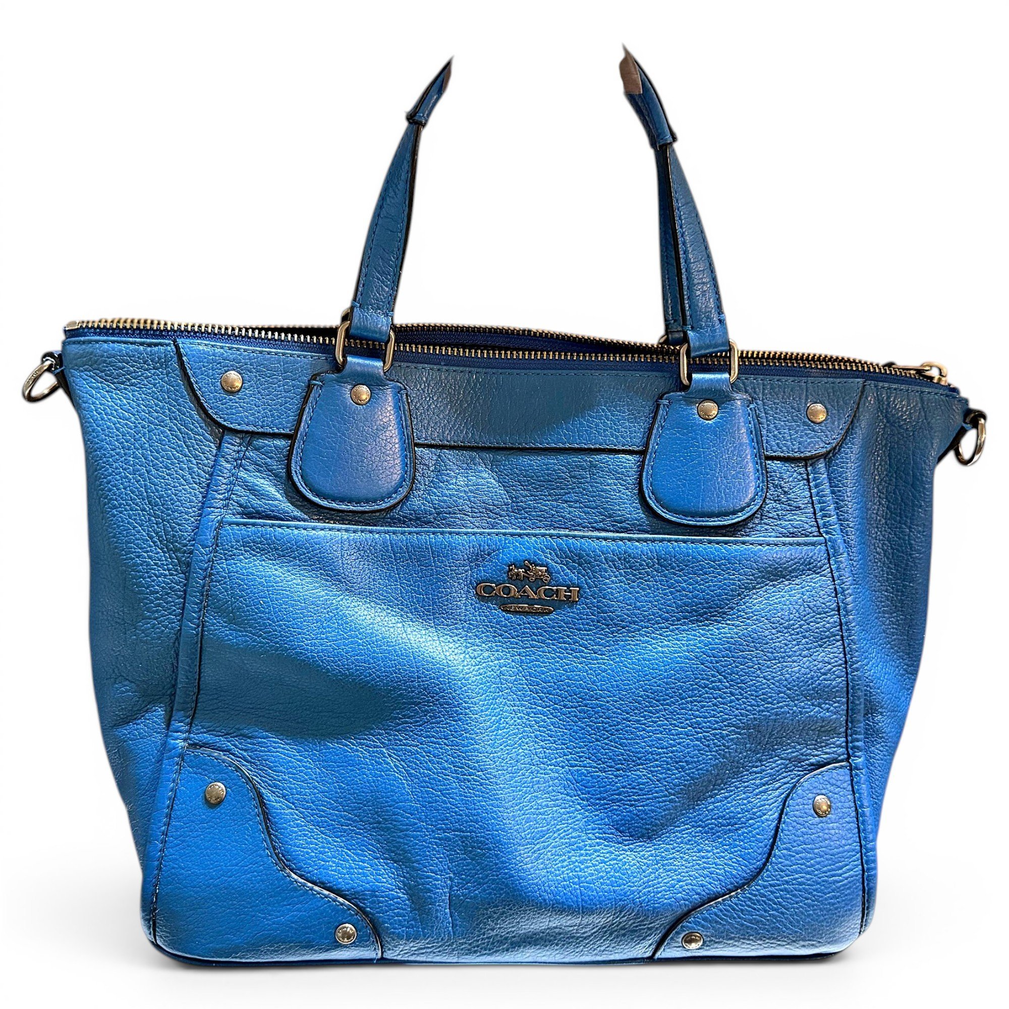 Madison leather tote