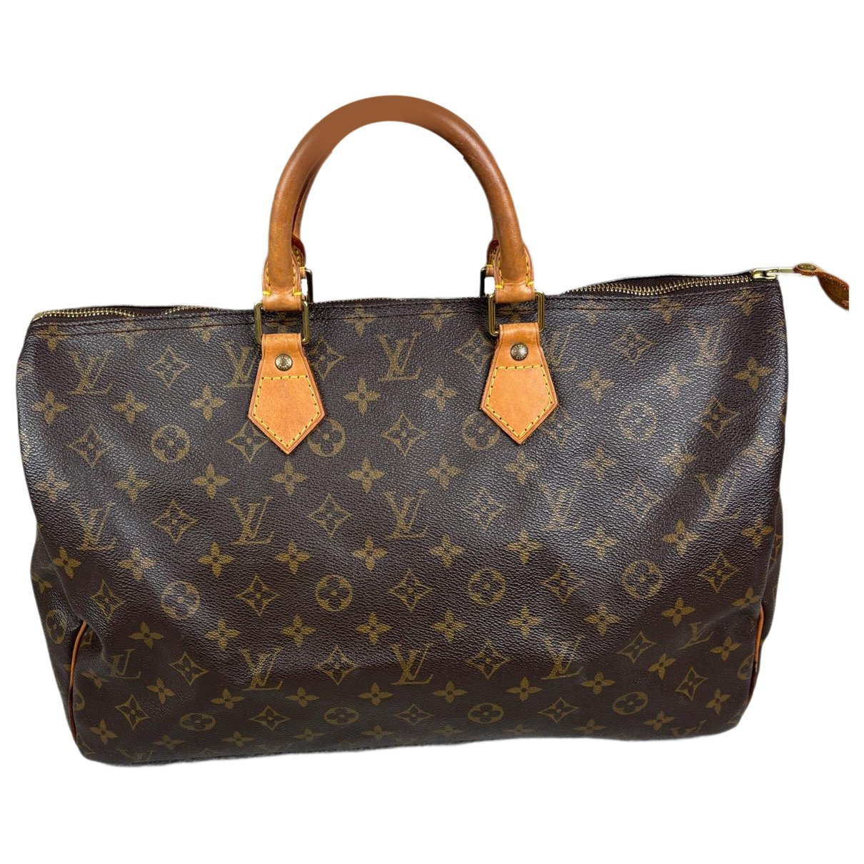 Speedy leather handbag