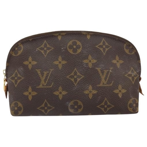 Leather vanity case