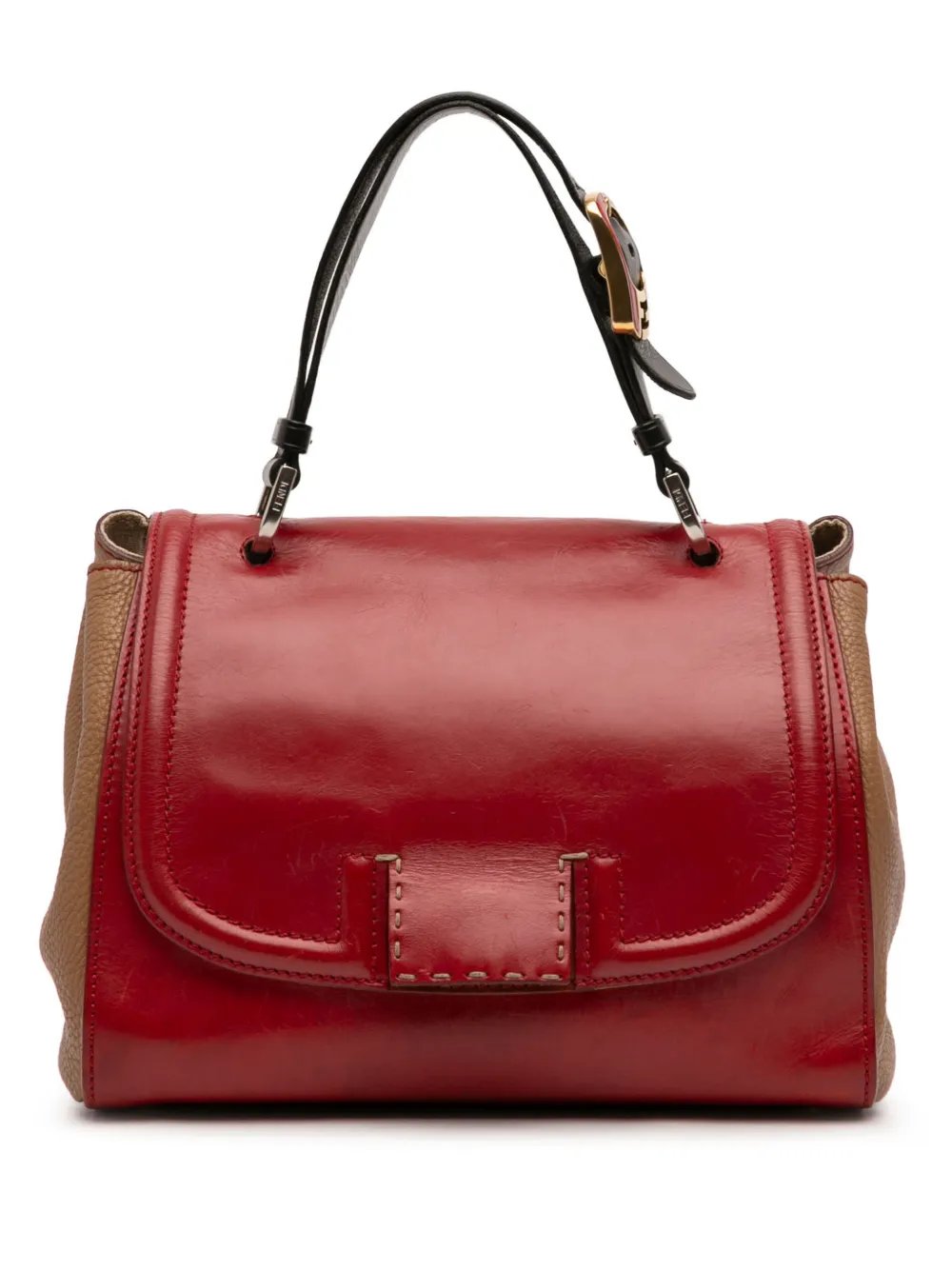 2000-2010 Tricolor Calfskin Silvana Top Handle Bag satchel
