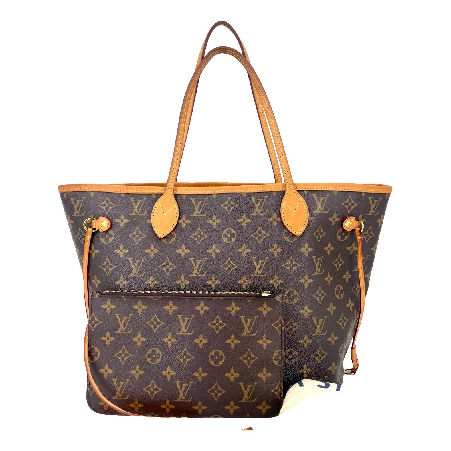 Neverfull leather handbag