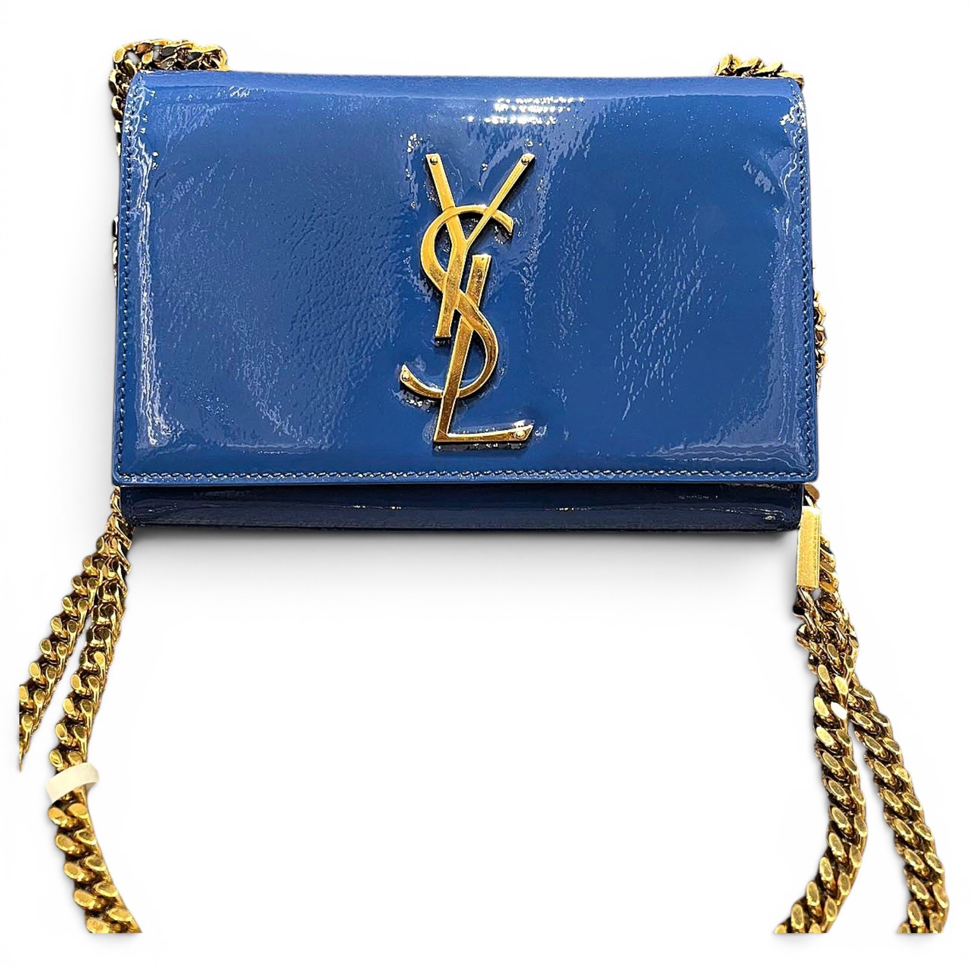 Patent leather handbag