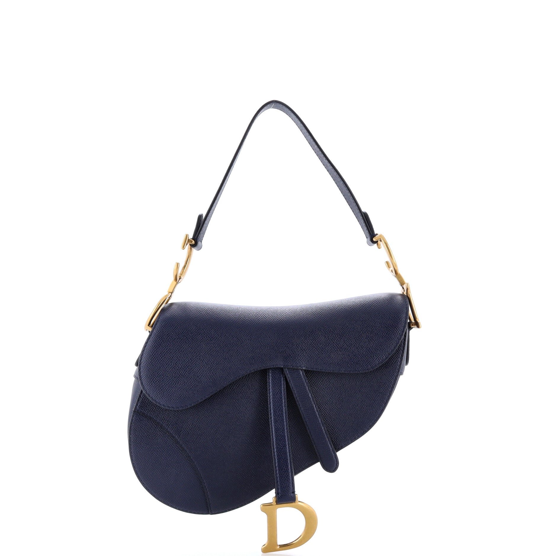 Saddle Handbag Leather Medium