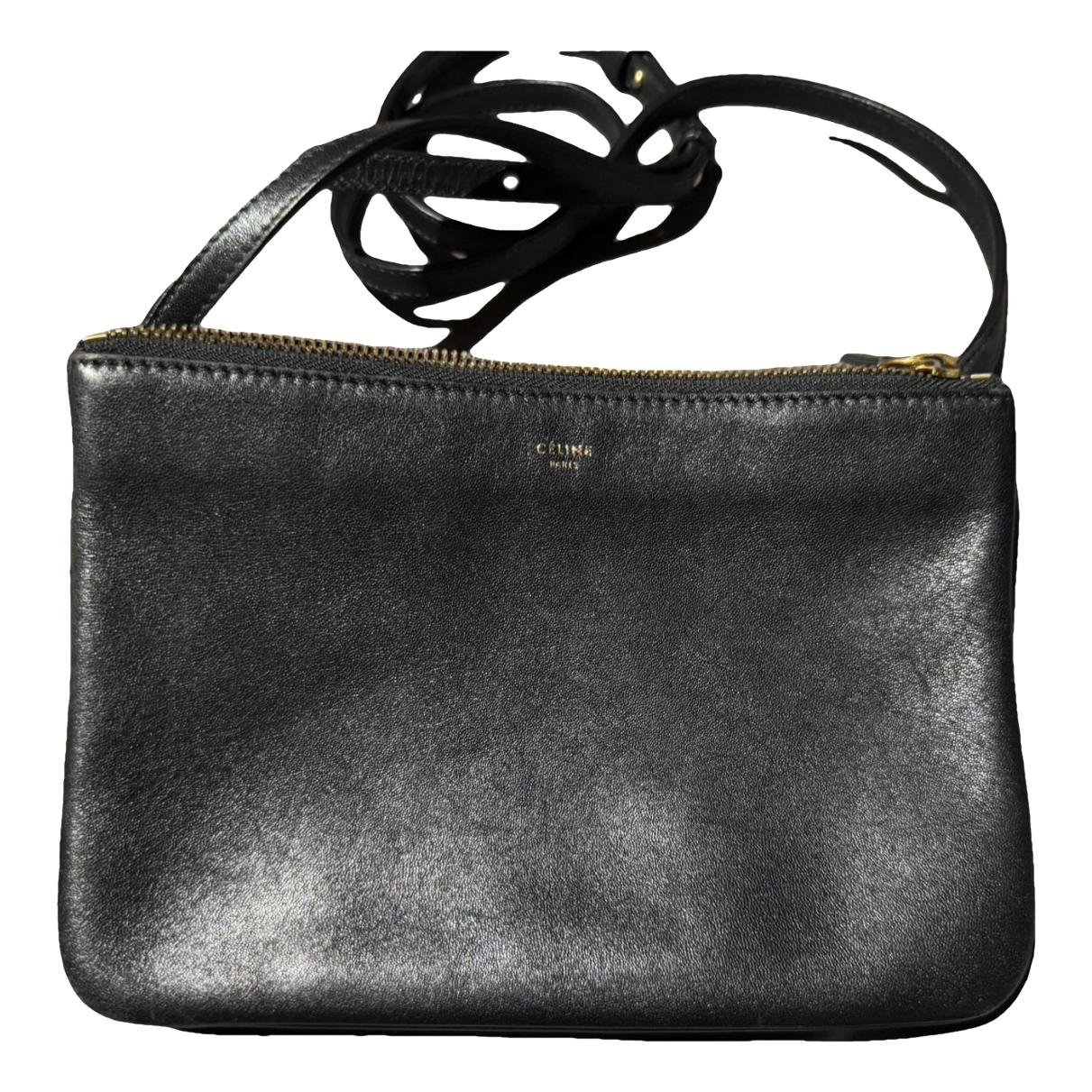 Trio leather crossbody bag