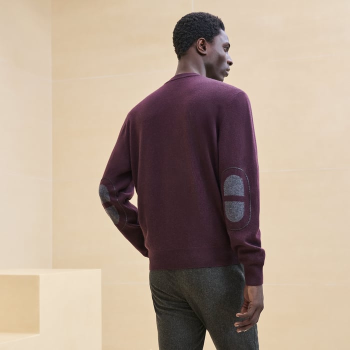 Grenat Cashmere "Maillon Chaine d'Ancre" Crewneck Sweater