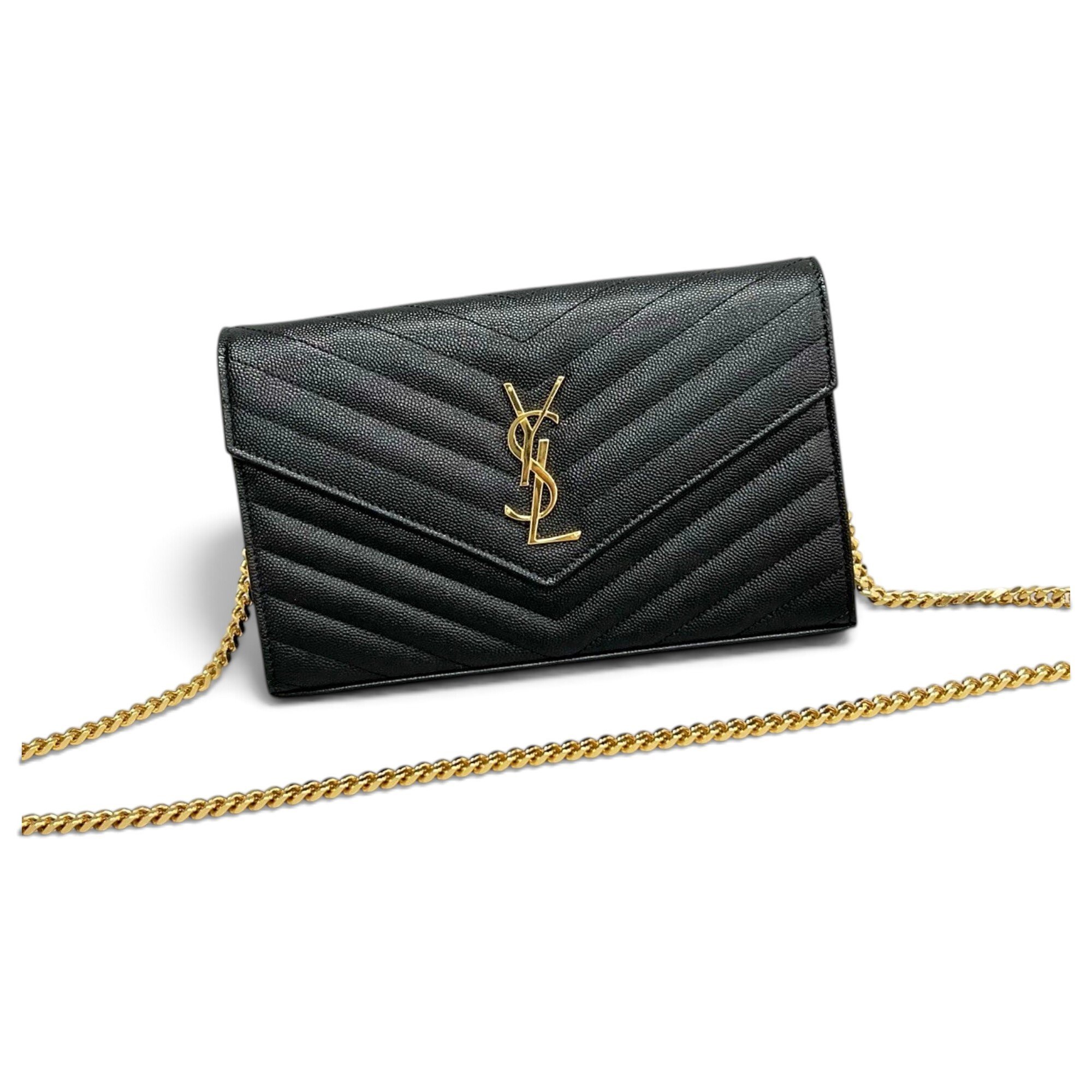 Portefeuille enveloppe leather handbag