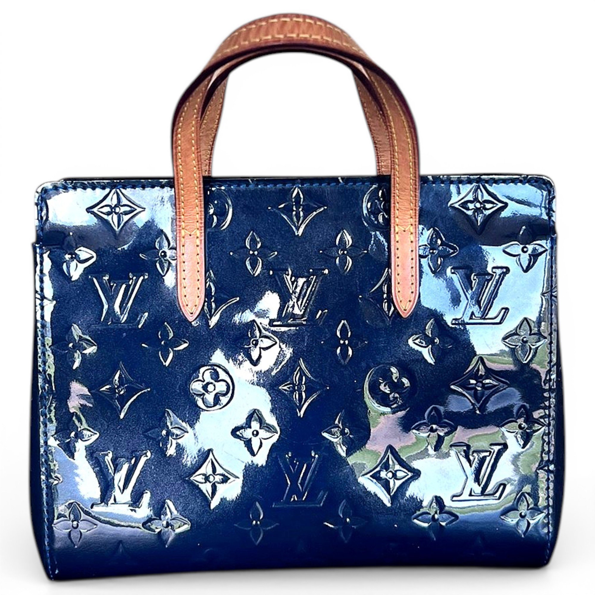 Catalina patent leather handbag