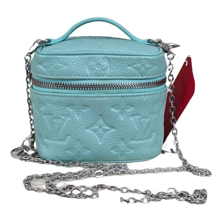 Vanity leather handbag