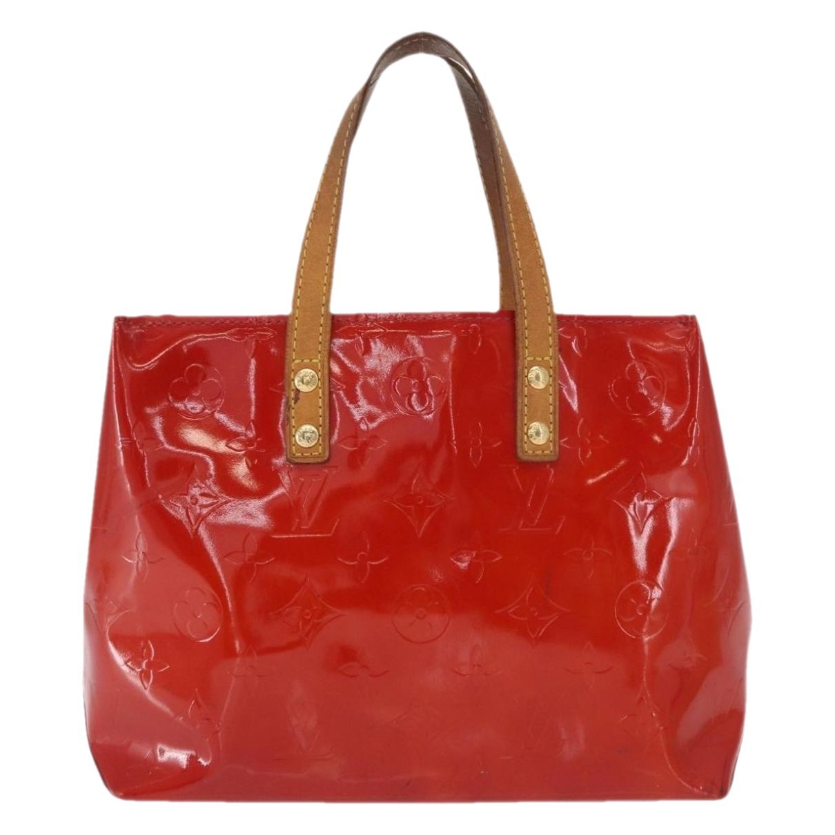Reade patent leather handbag