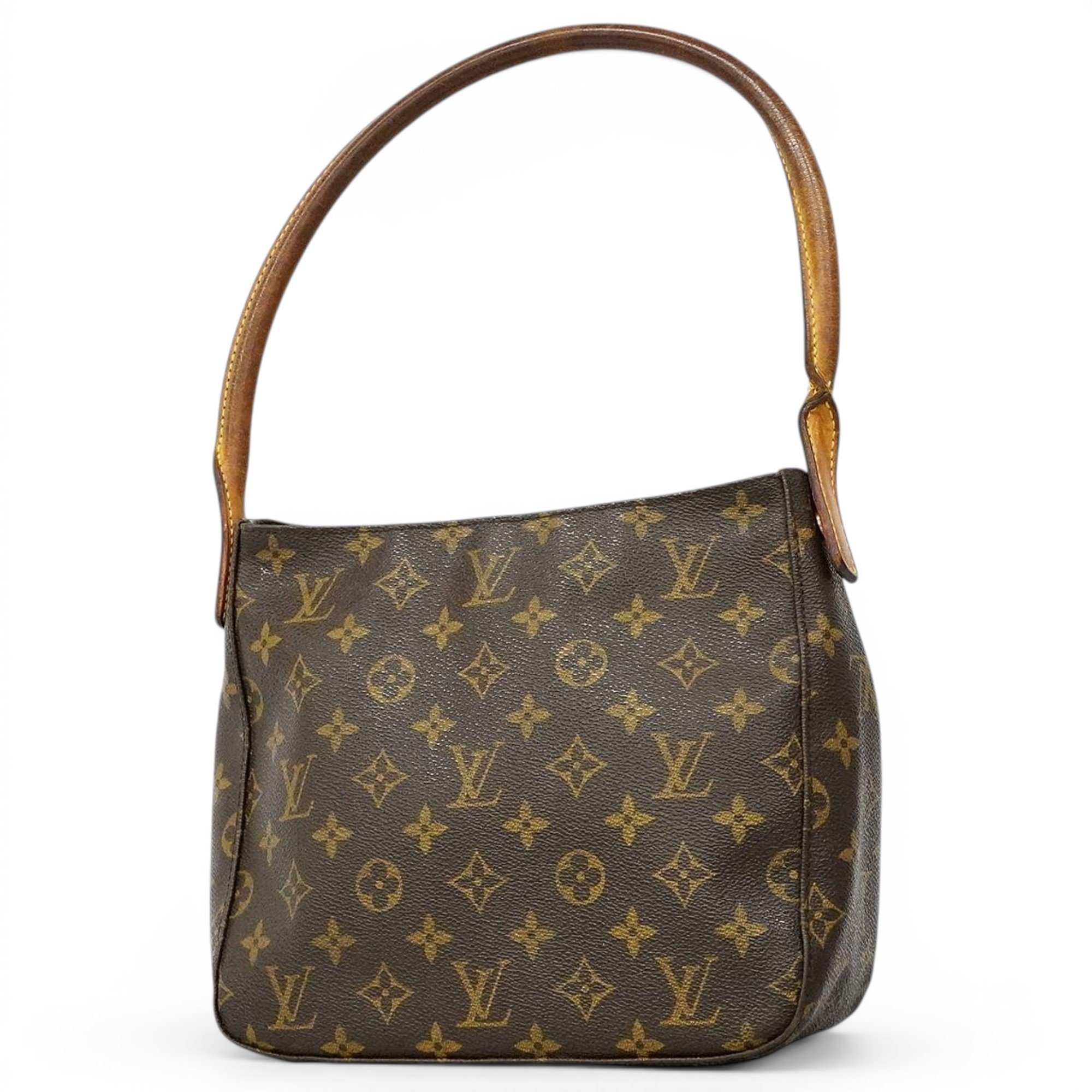Looping cloth handbag