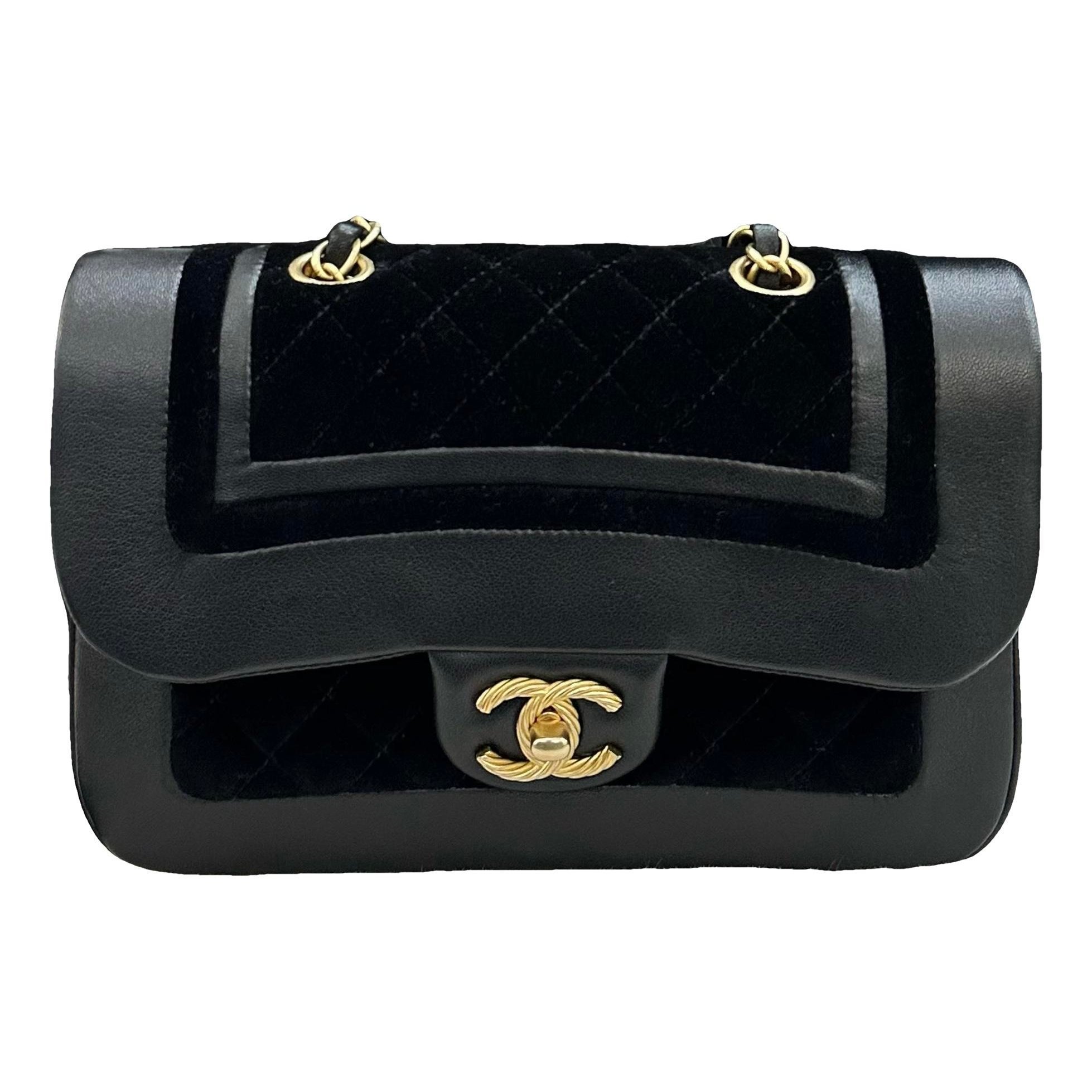 Timeless/Classique velvet crossbody bag