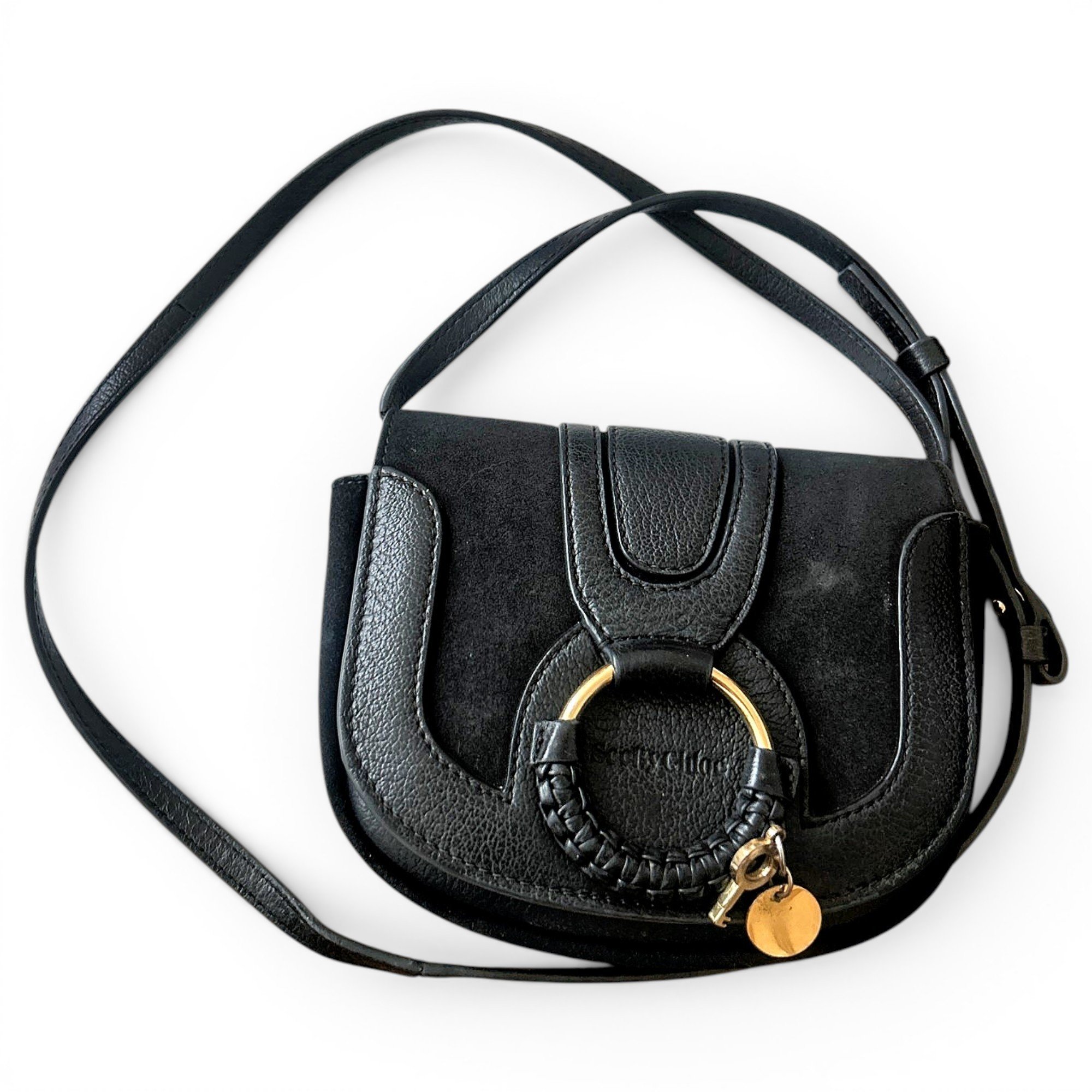 Leather crossbody bag