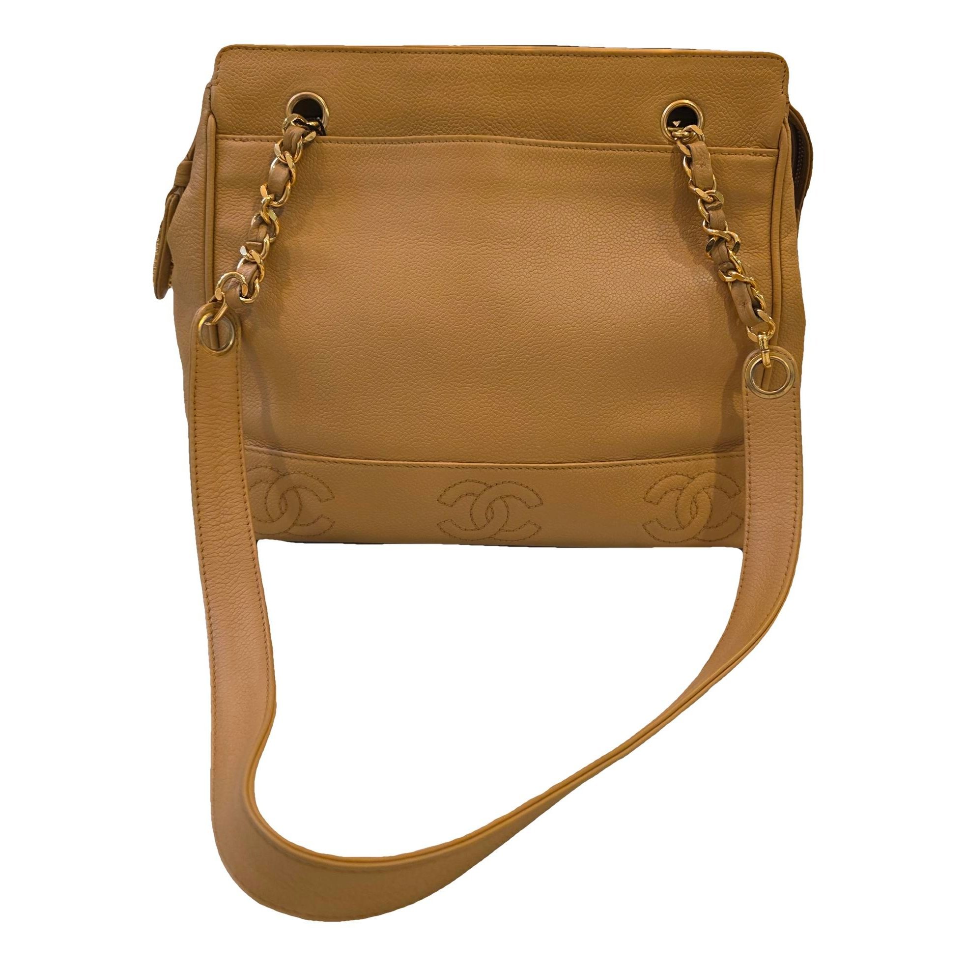 Leather tote