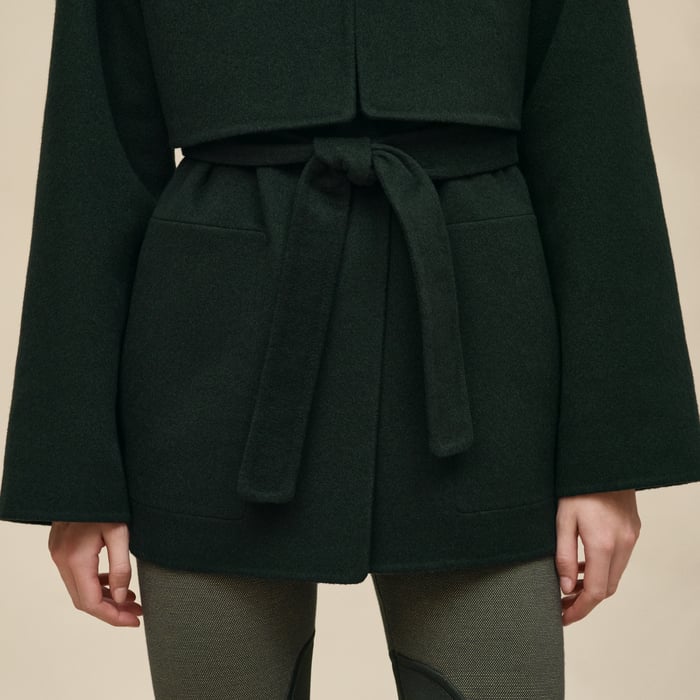 Vert Anglais Trench Modular Cashmere Coat