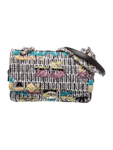 Fantasy Tweed Easy Flap Bag