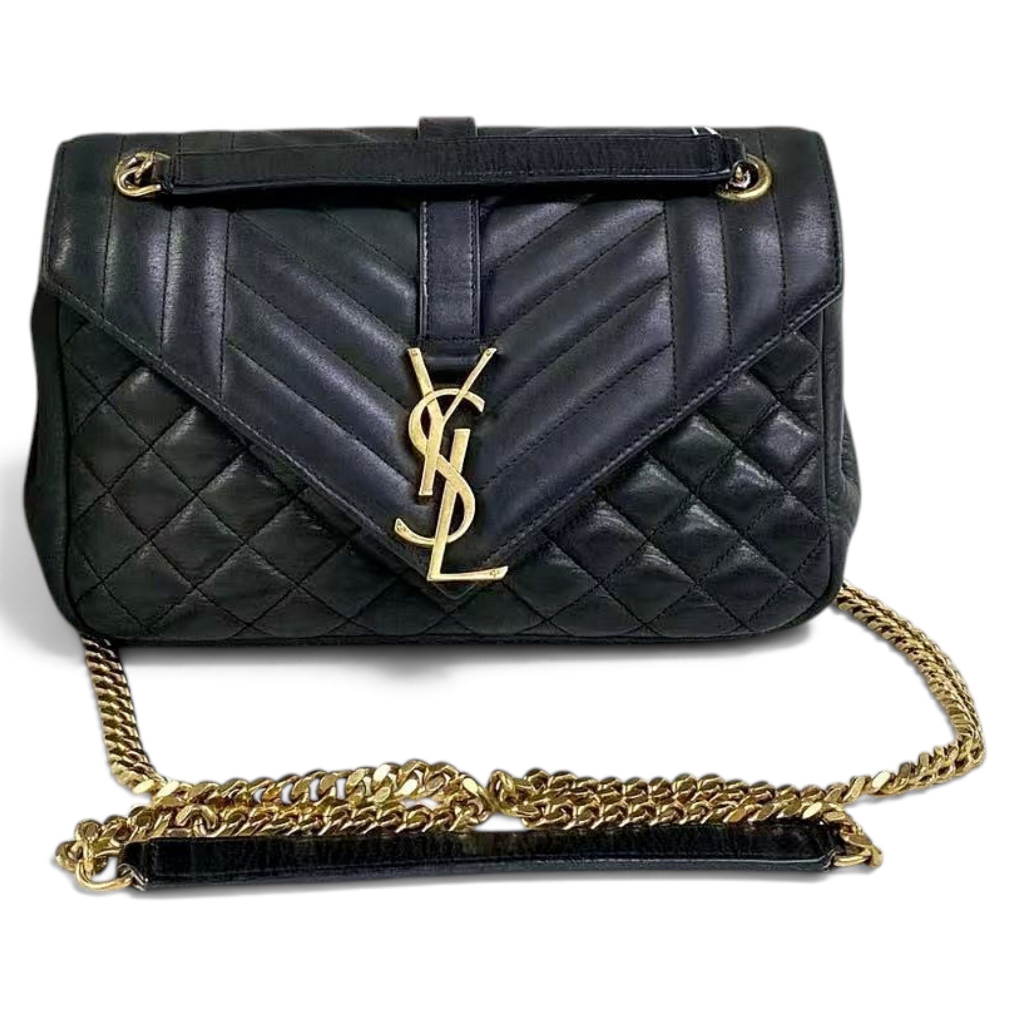 Collége monogramme leather handbag
