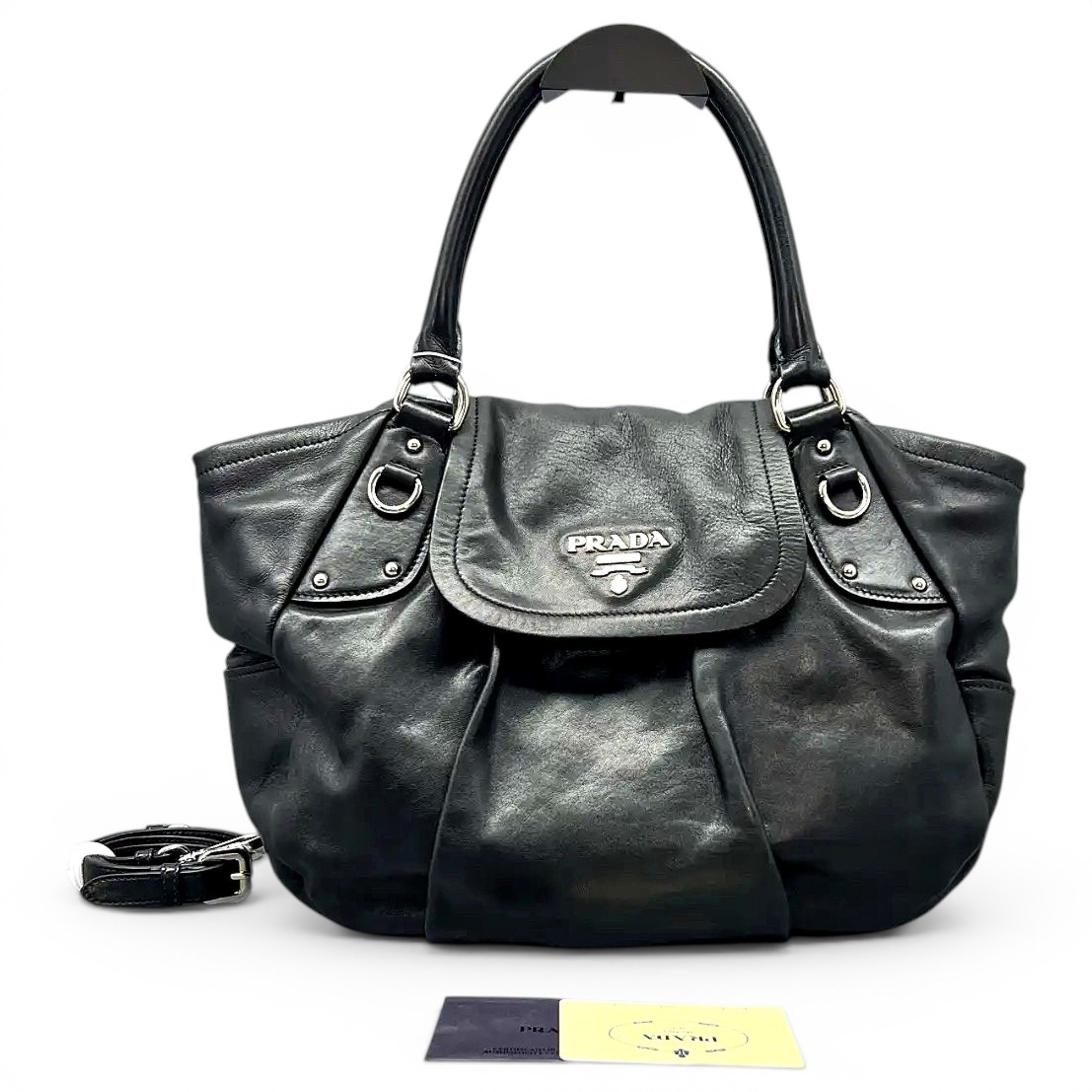 Leather handbag