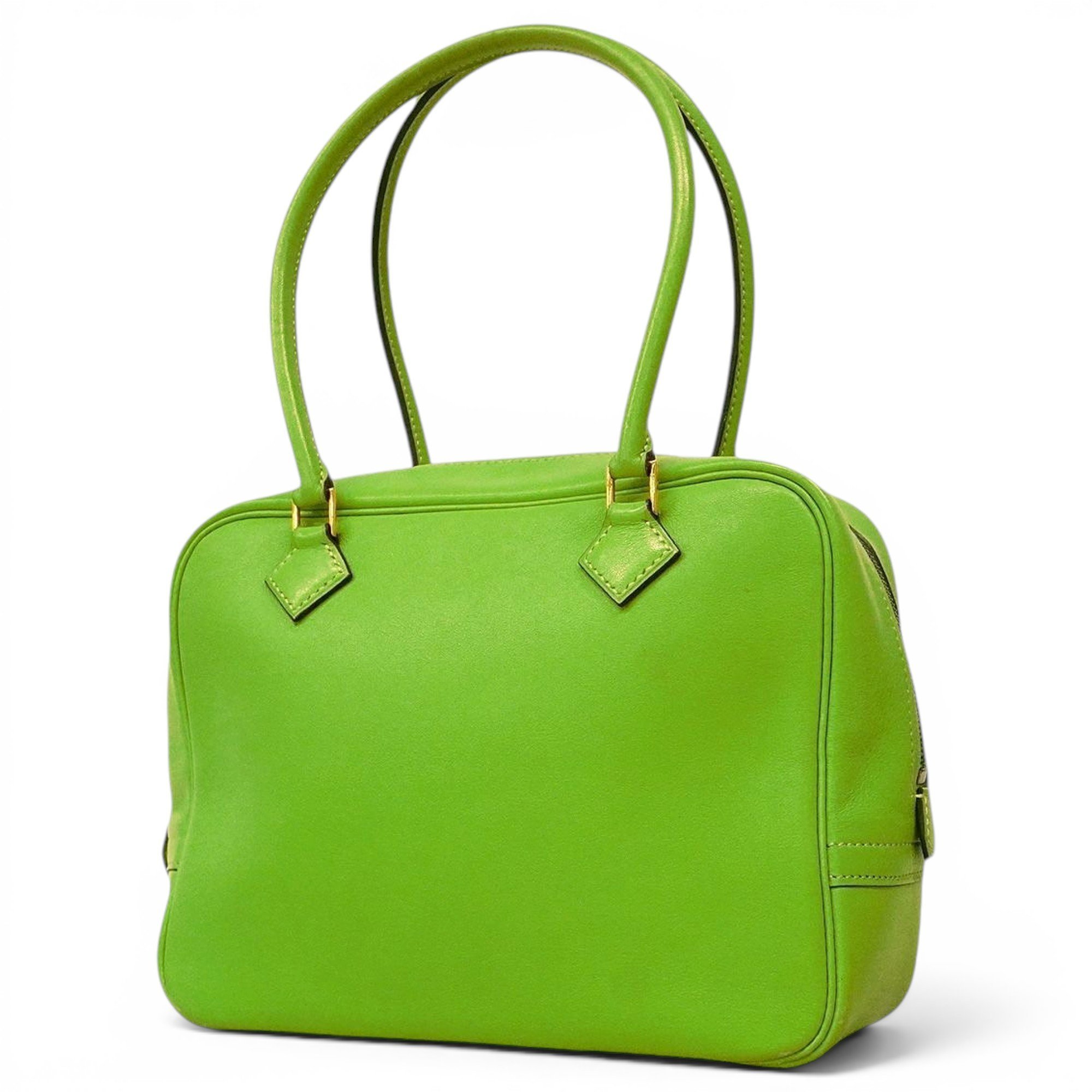 Plume leather handbag