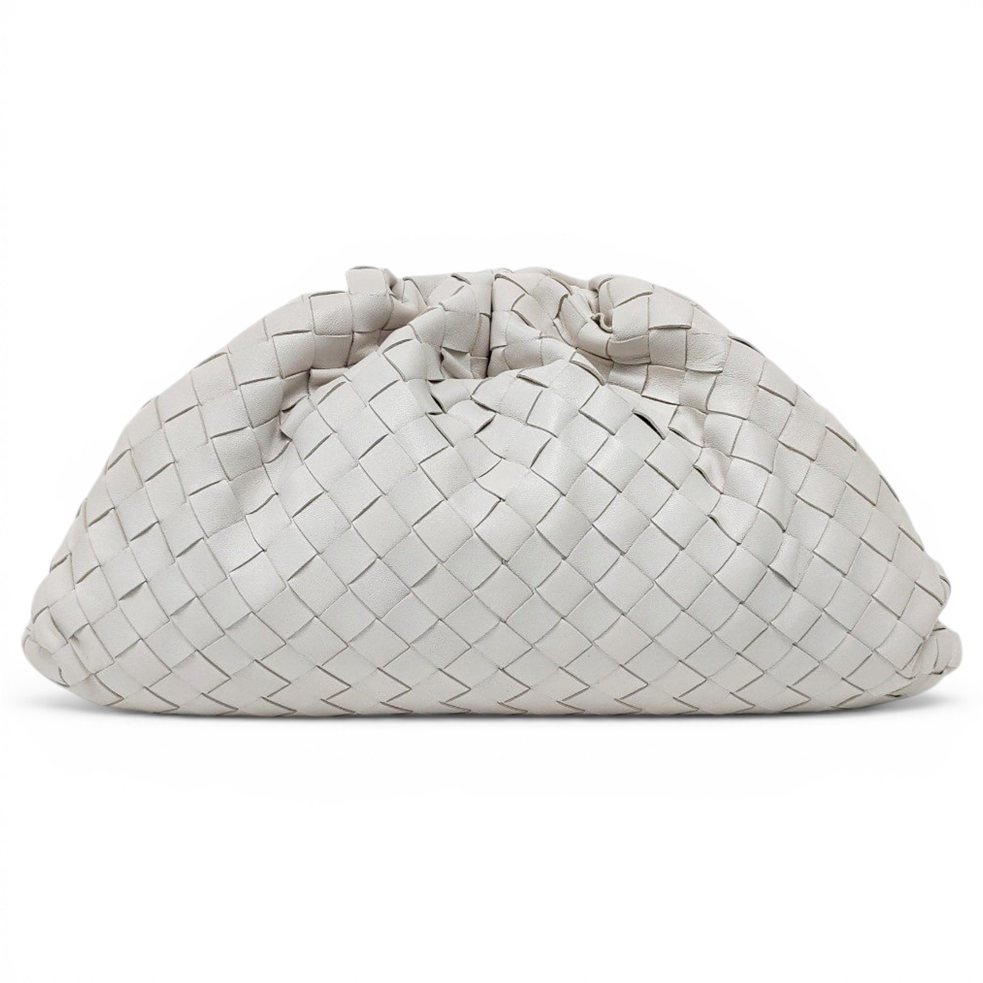 Pouch leather handbag