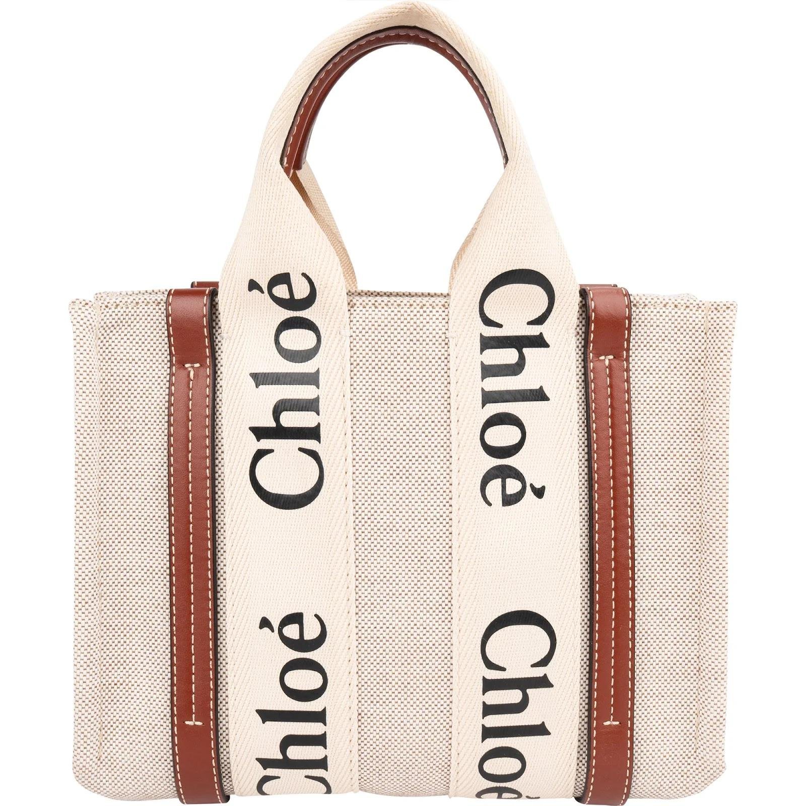 Woody leather handbag