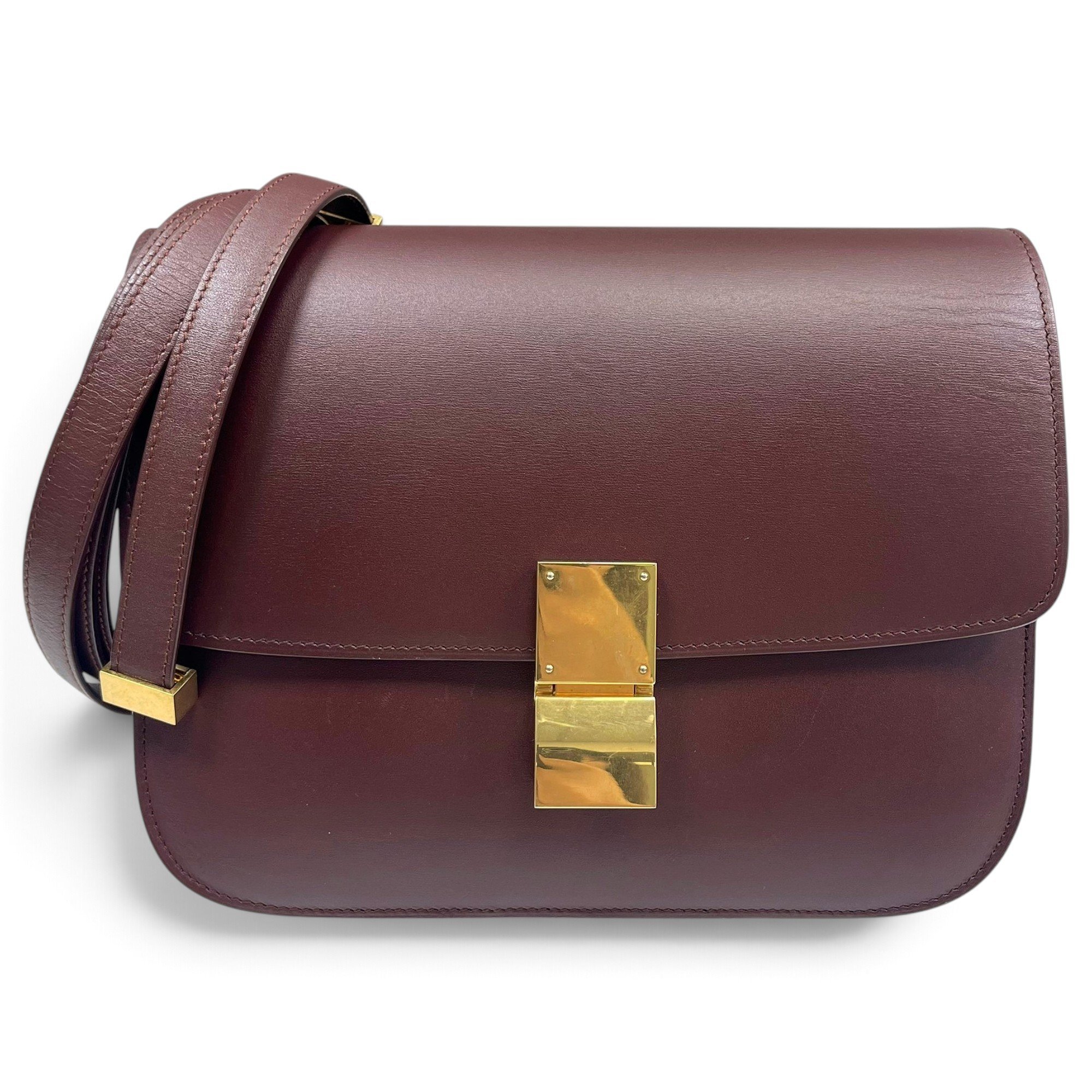 Classic leather handbag
