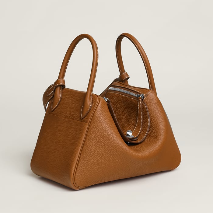Gold Lindy 30 Bag