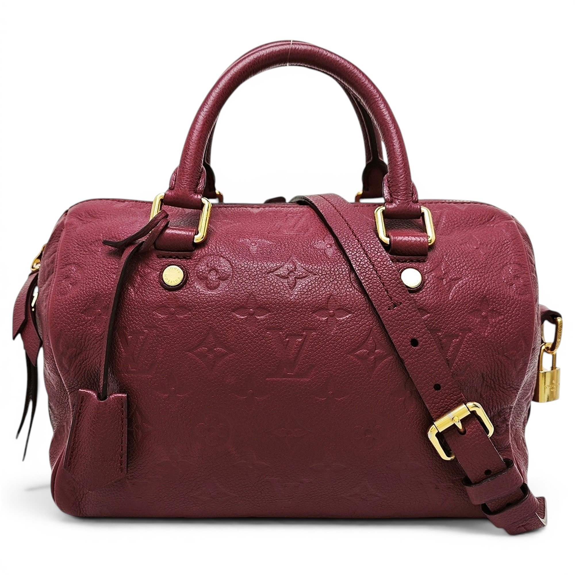 Nano Speedy / Mini HL leather handbag