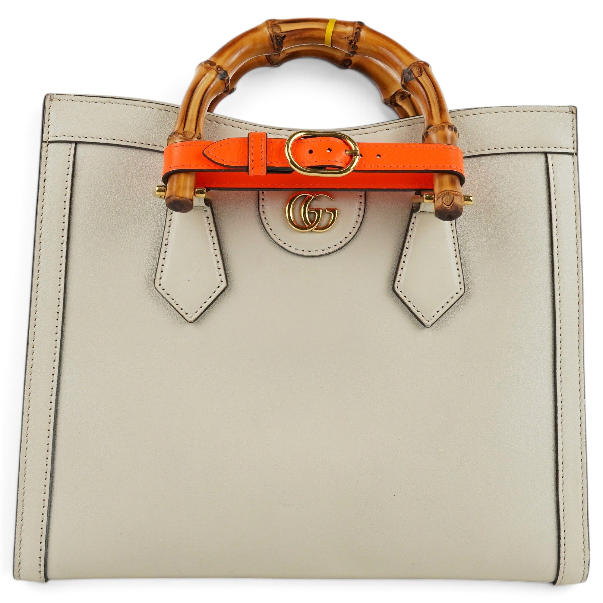 Bamboo leather crossbody bag