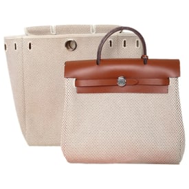 Hermes Herbag Handbag Leather