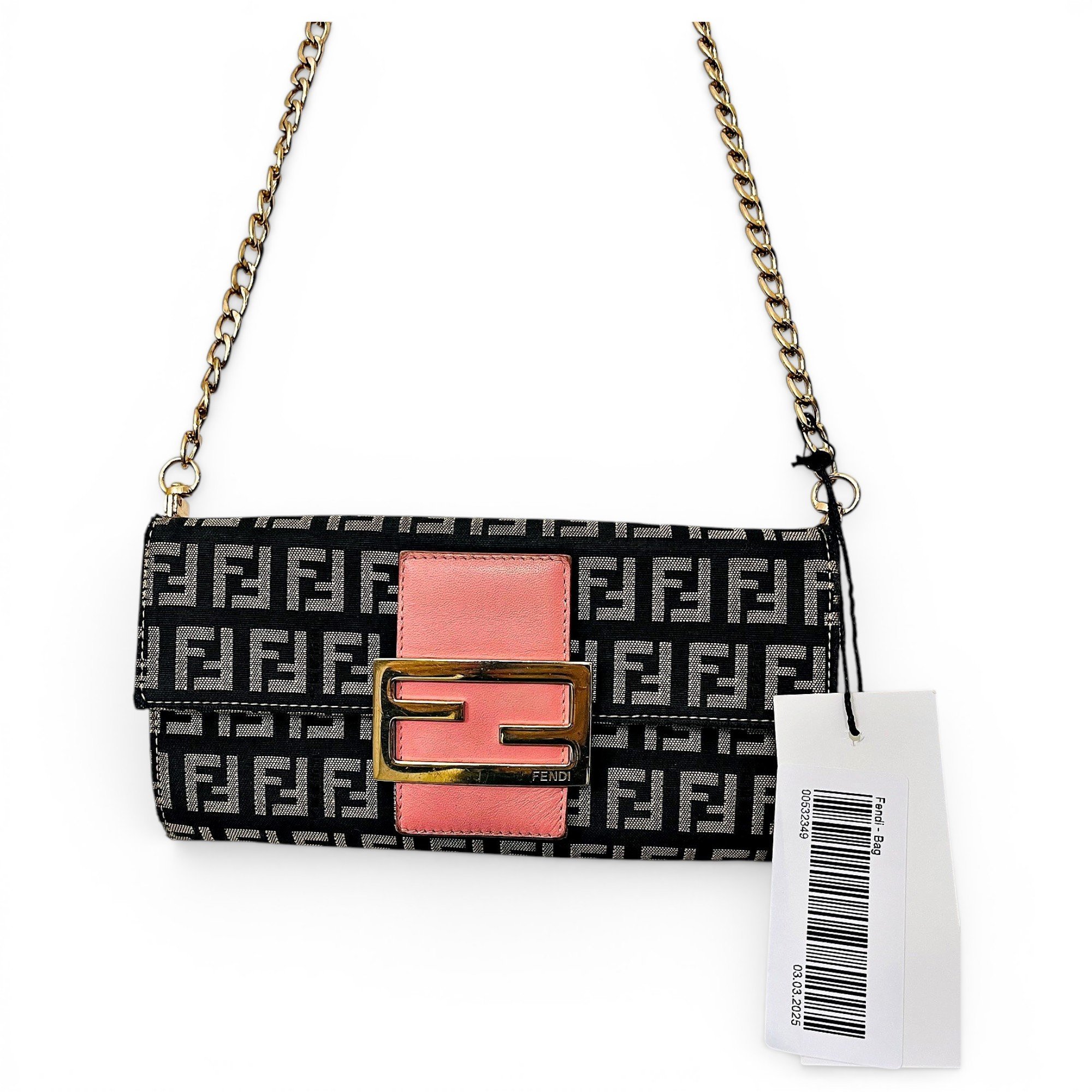 Wallet On Chain cloth crossbody bag