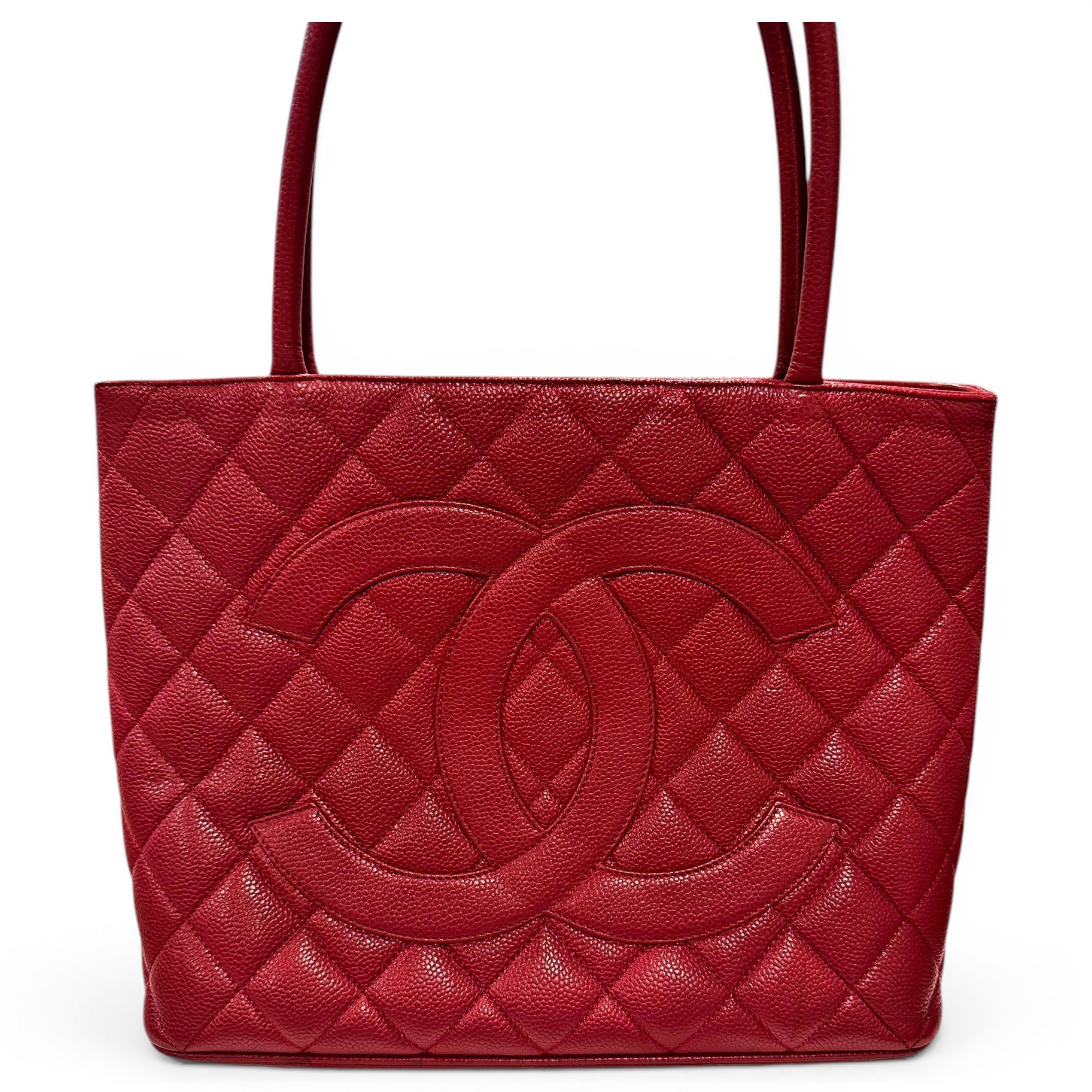 Médaillon leather tote